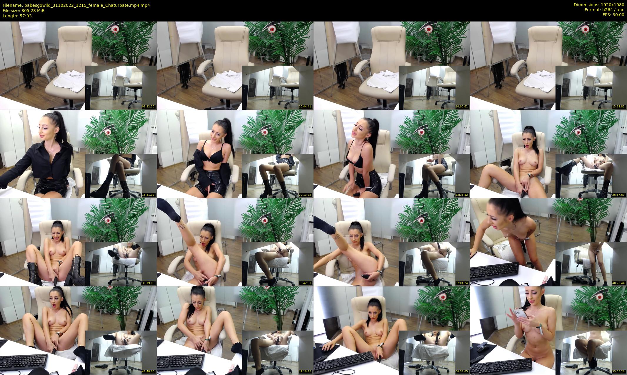 babesgowild — 58 minute Chaturbate couple cam show recording, 1080p, Oct 31, 2022