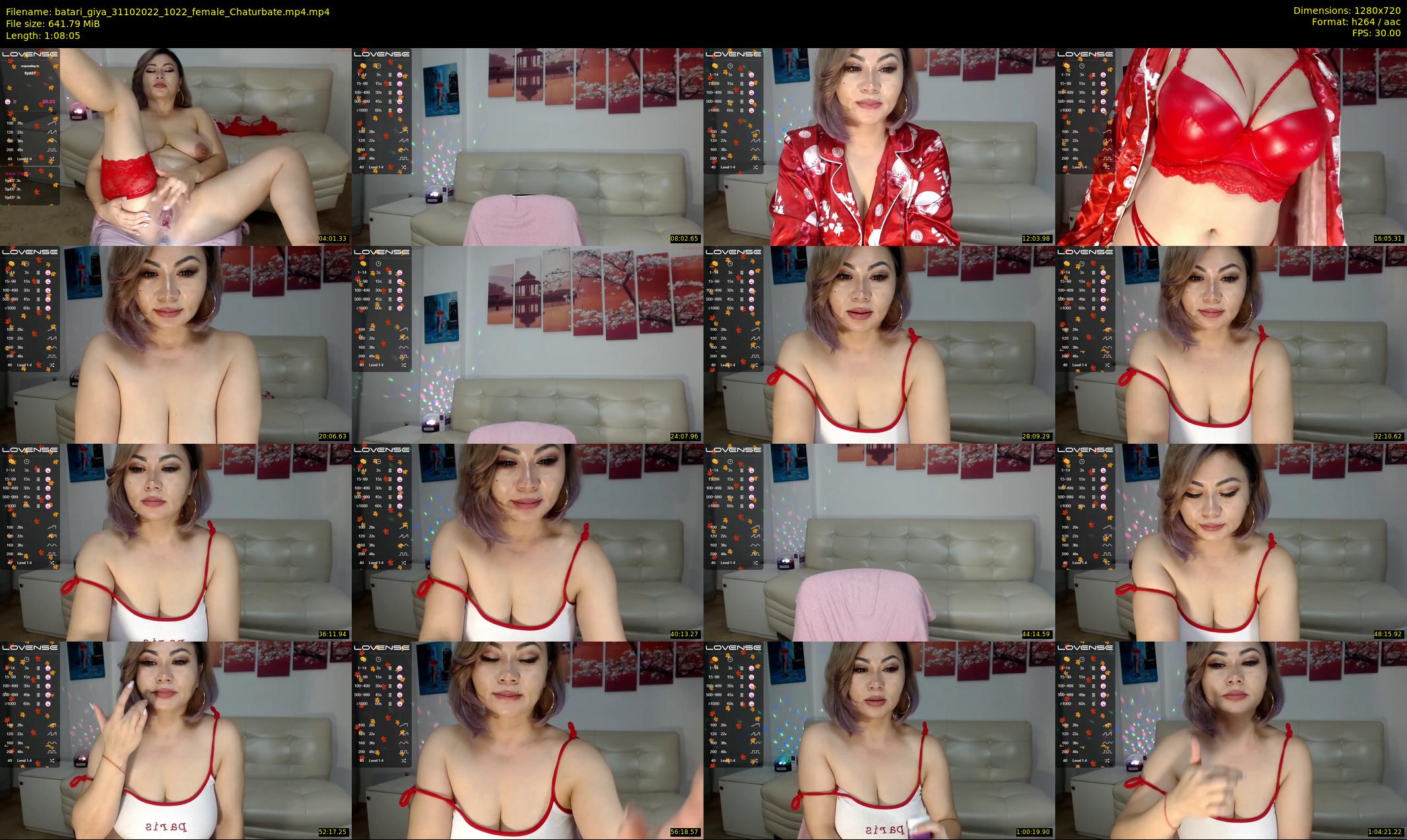 batari_giya — 69 minute Chaturbate female cam show recording, 720p, Oct 31, 2022