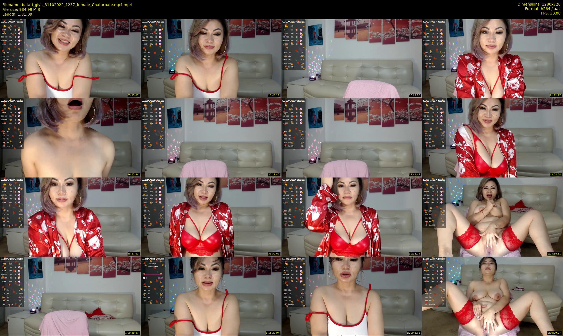 batari_giya — 92 minute Chaturbate female cam show recording, 720p, Oct 31, 2022