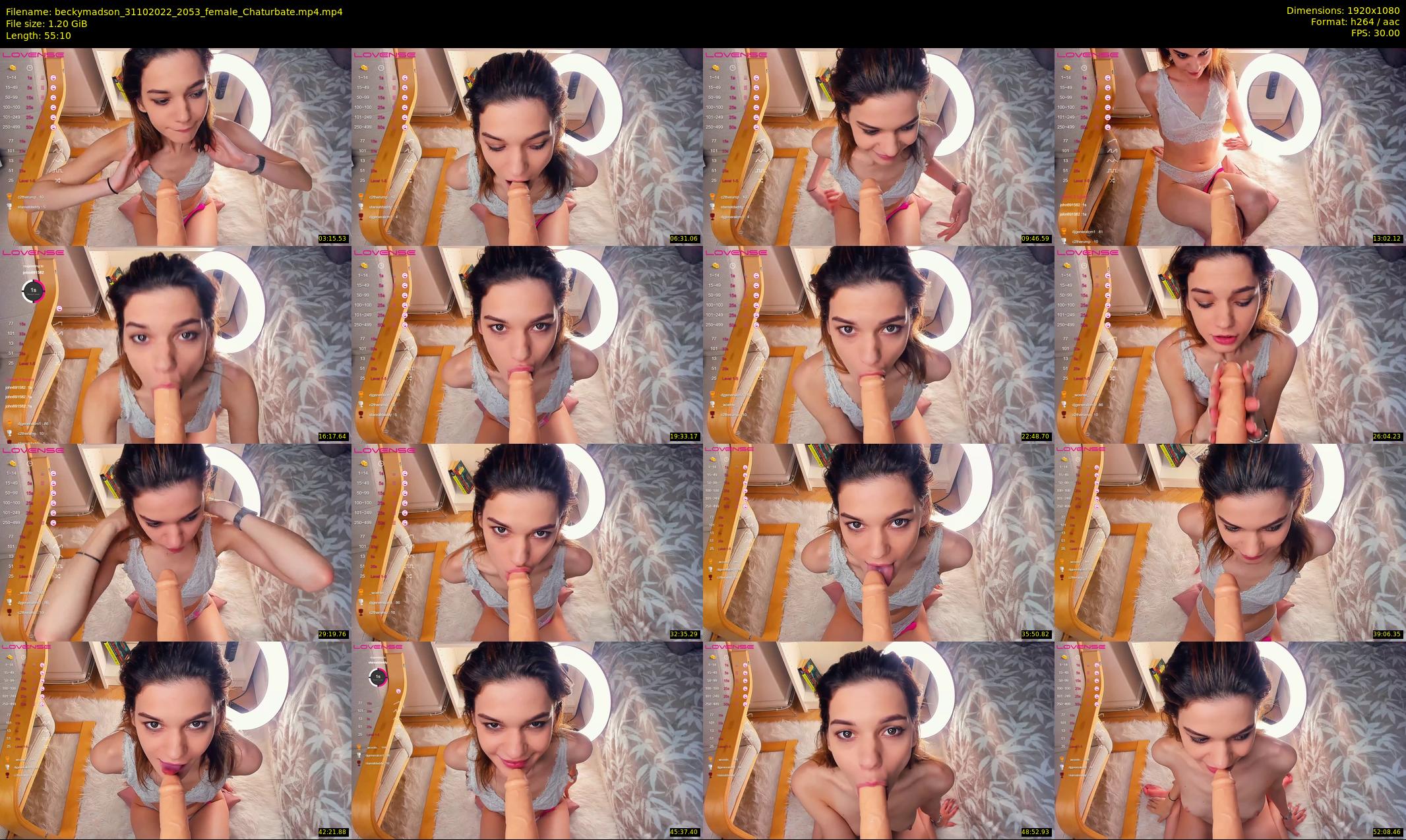 beckymadson — 56 minute Chaturbate female cam show recording, 1080p, Oct 31, 2022