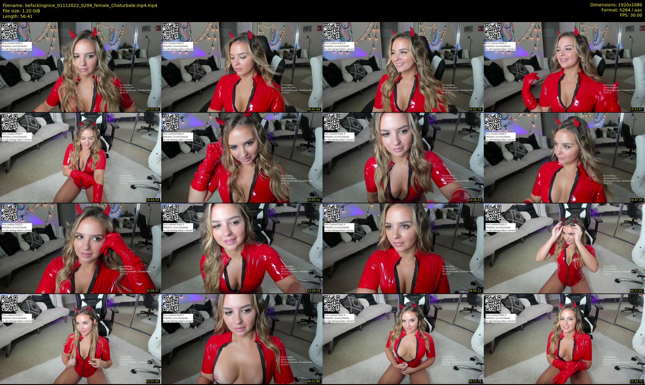 befxckingnice — 57 minute Chaturbate female cam show recording, 1080p, Nov 1, 2022