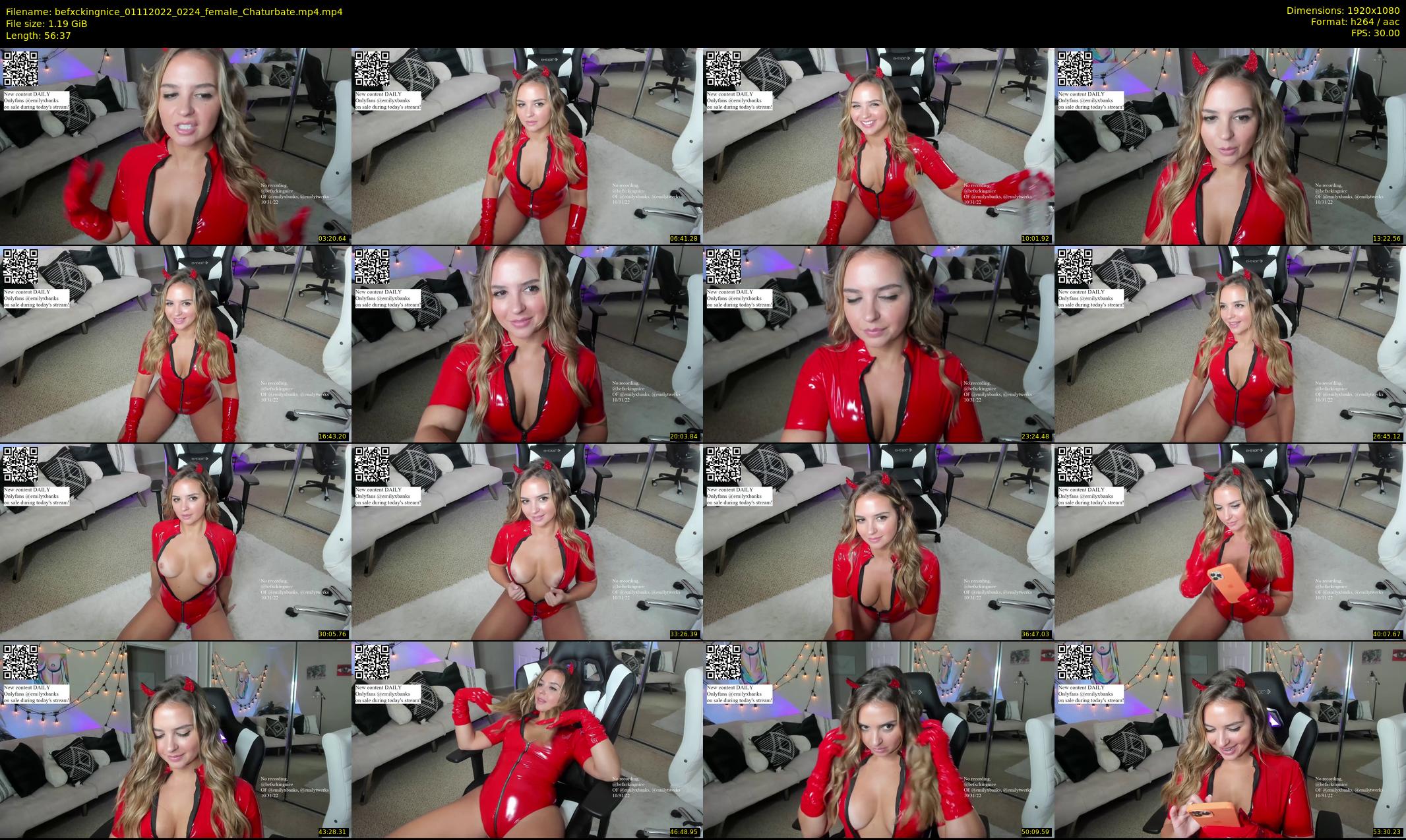 befxckingnice — 57 minute Chaturbate female cam show recording, 1080p, Nov 1, 2022