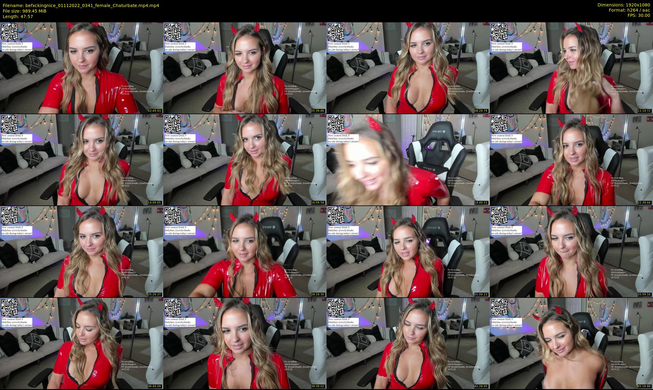 befxckingnice — 48 minute Chaturbate female cam show recording, 1080p, Nov 1, 2022