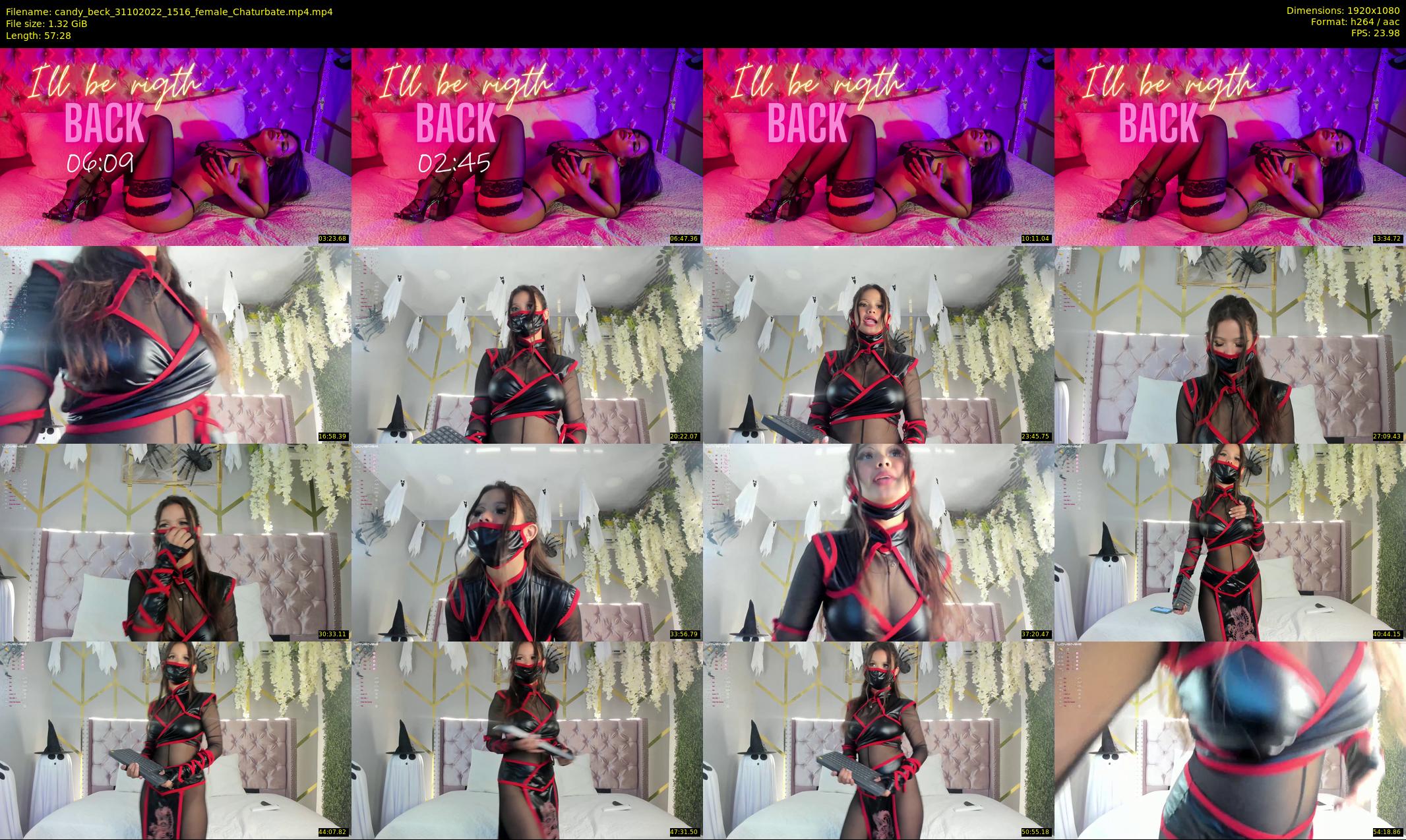 candy_beck — 58 minute Chaturbate female cam show recording, 1080p, Oct 31, 2022