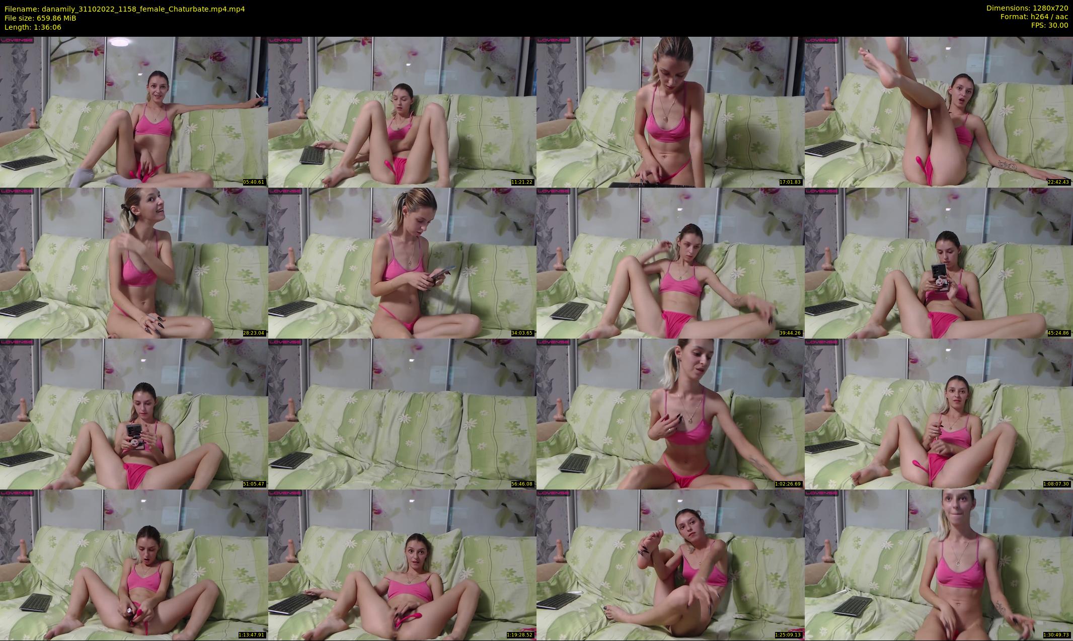 danamily — 97 minute Chaturbate female cam show recording, 720p, Oct 31, 2022