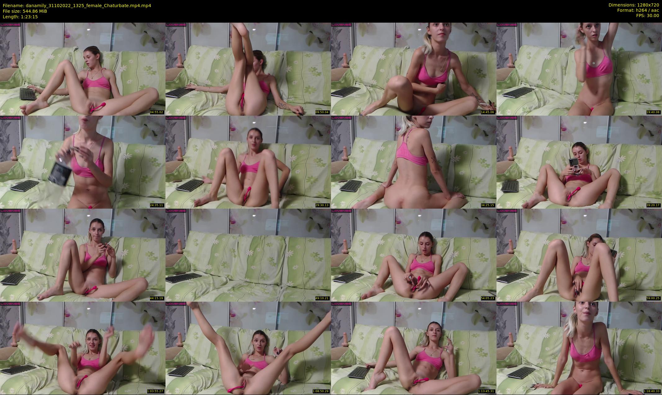 danamily — 84 minute Chaturbate female cam show recording, 720p, Oct 31, 2022