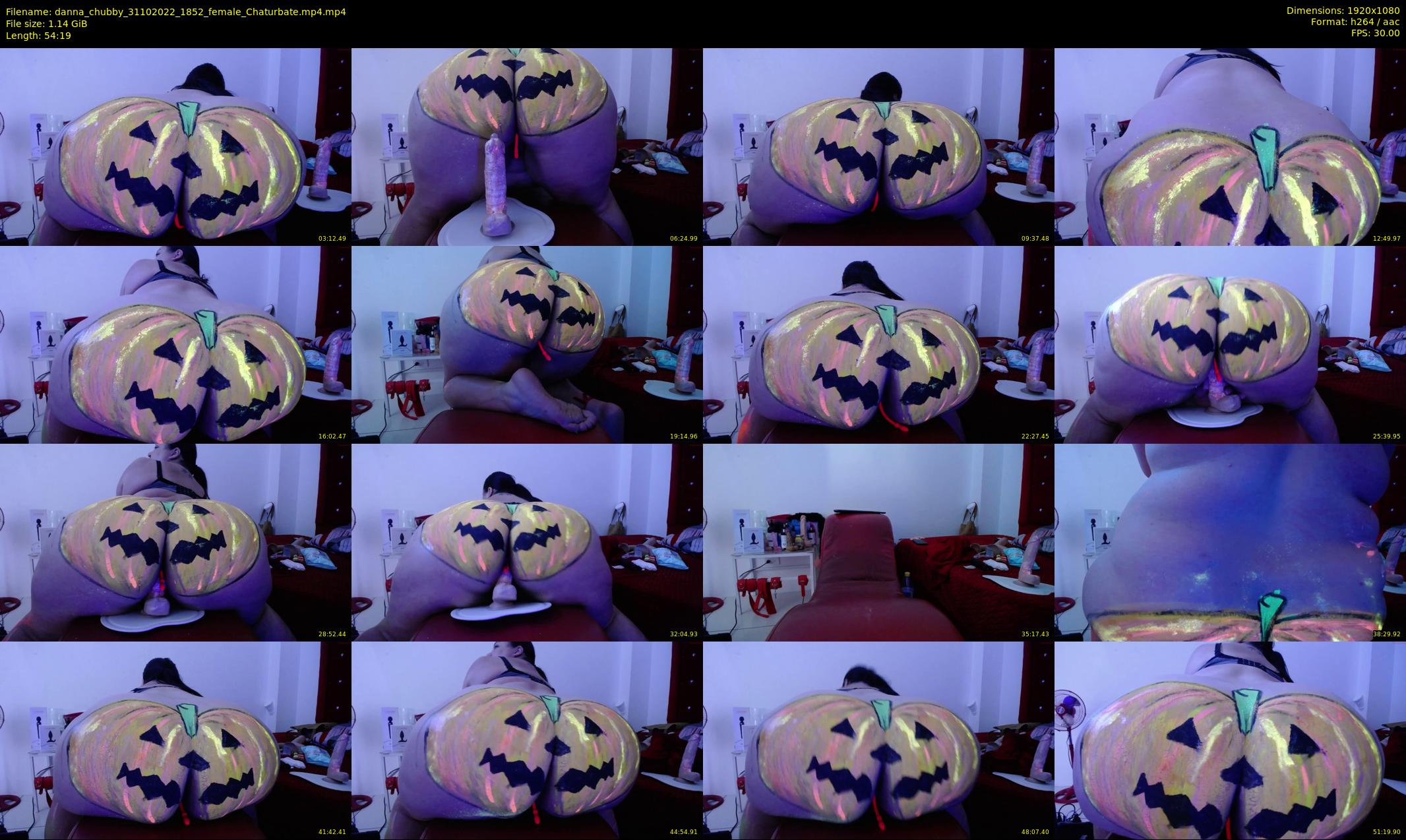 danna_chubby — 55 minute Chaturbate female cam show recording, 1080p, Oct 31, 2022