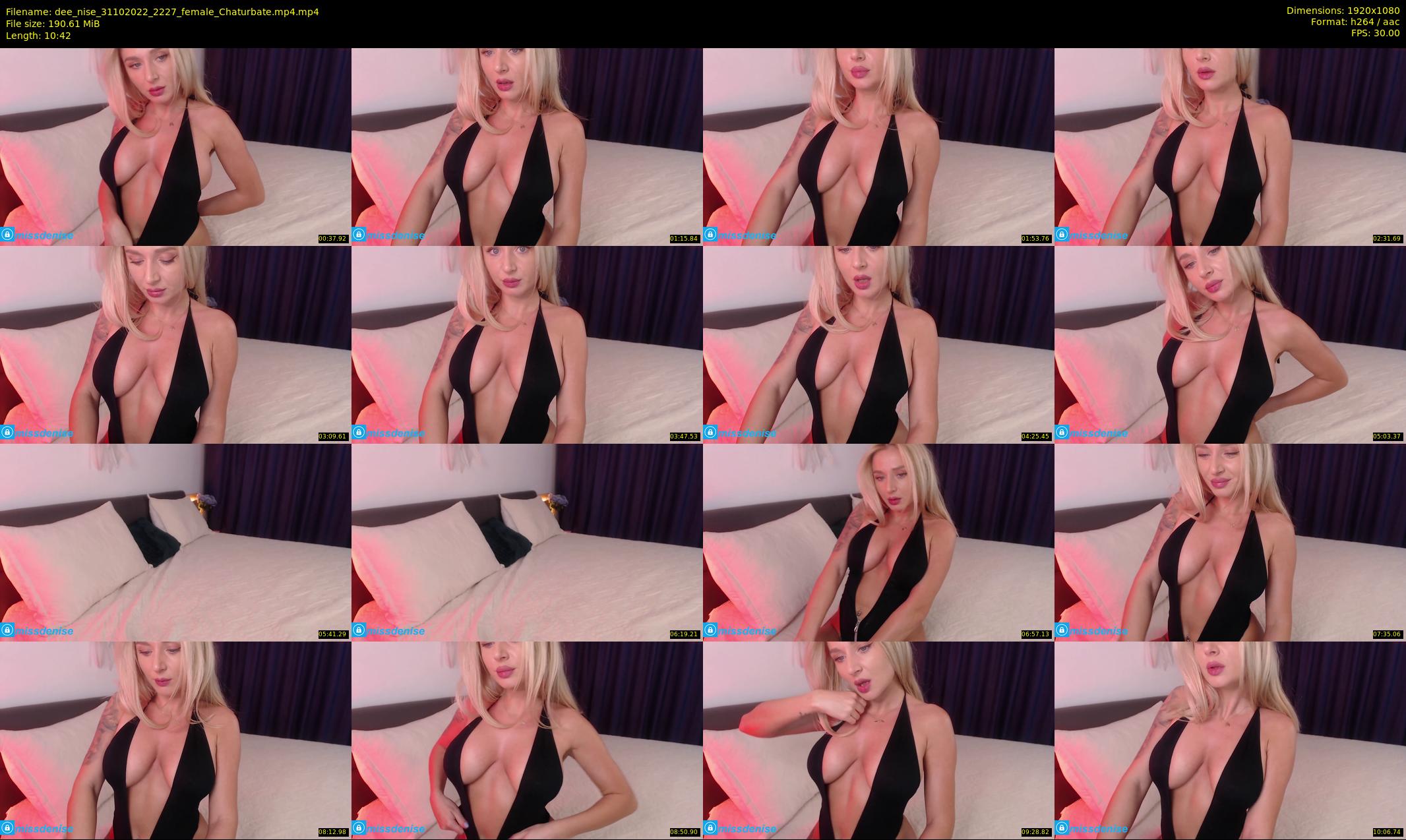 dee_nise — 11 minute Chaturbate female cam show recording, 1080p, Oct 31, 2022