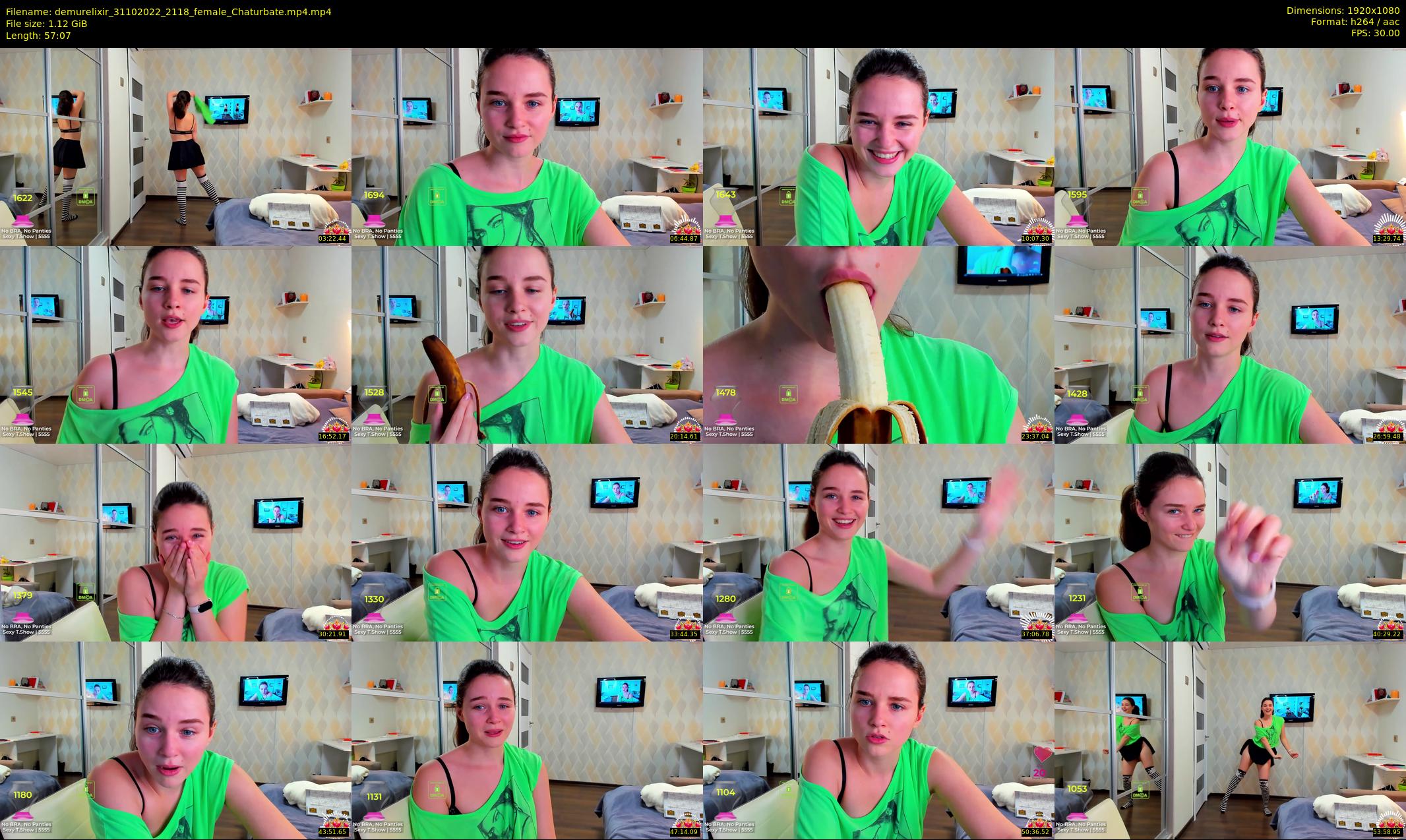 demurelixir — 58 minute Chaturbate female cam show recording, 1080p, Oct 31, 2022