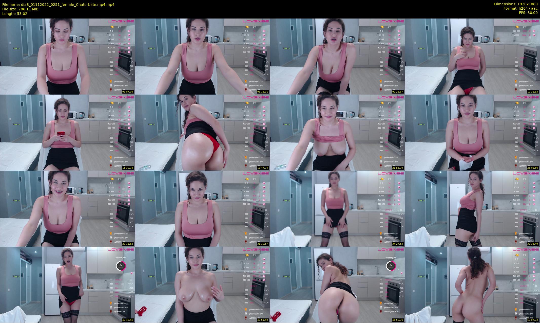 dia8 — 54 minute Chaturbate female cam show recording, 1080p, Nov 1, 2022