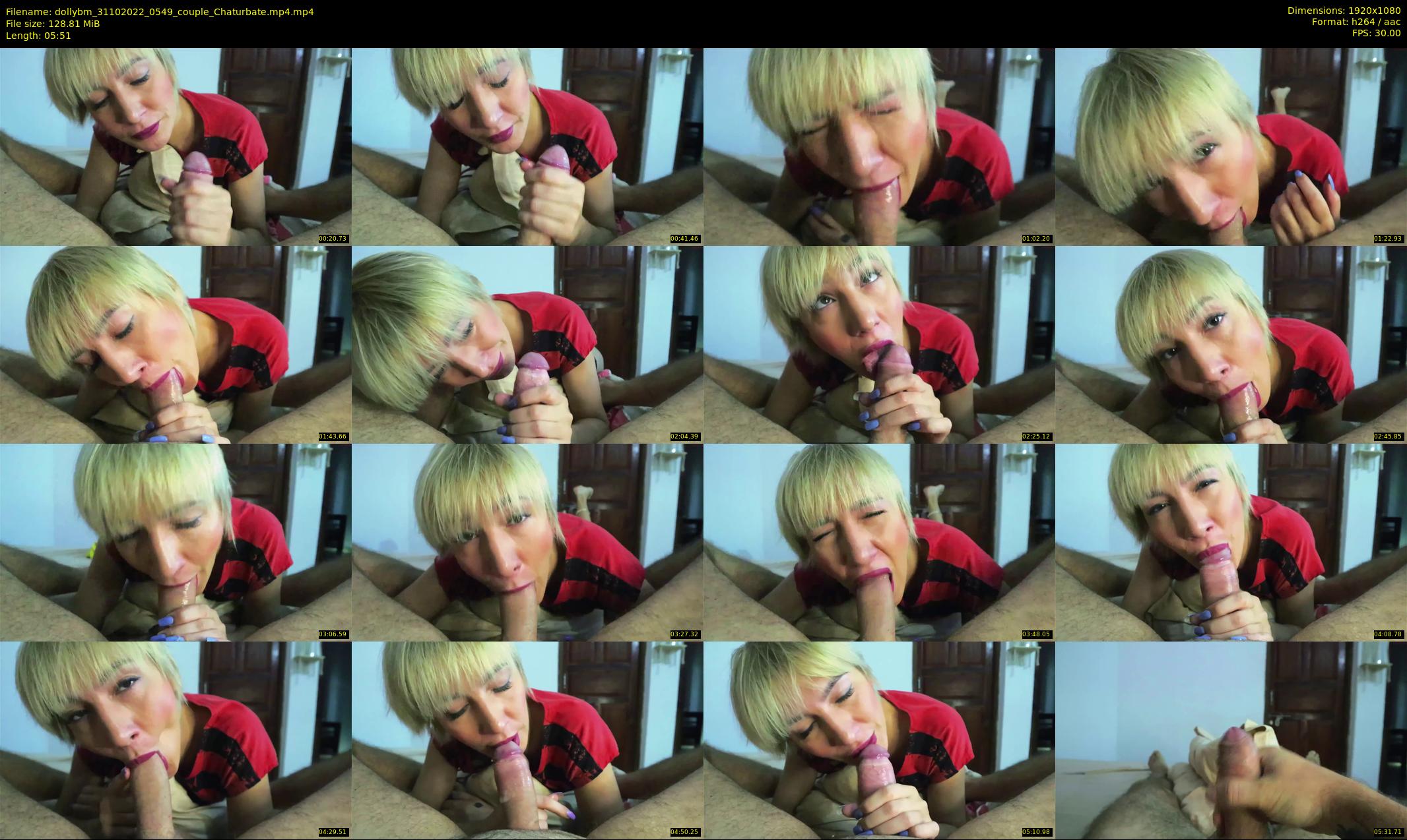 dollybm — 6 minute Chaturbate couple cam show recording, 1080p, Oct 31, 2022