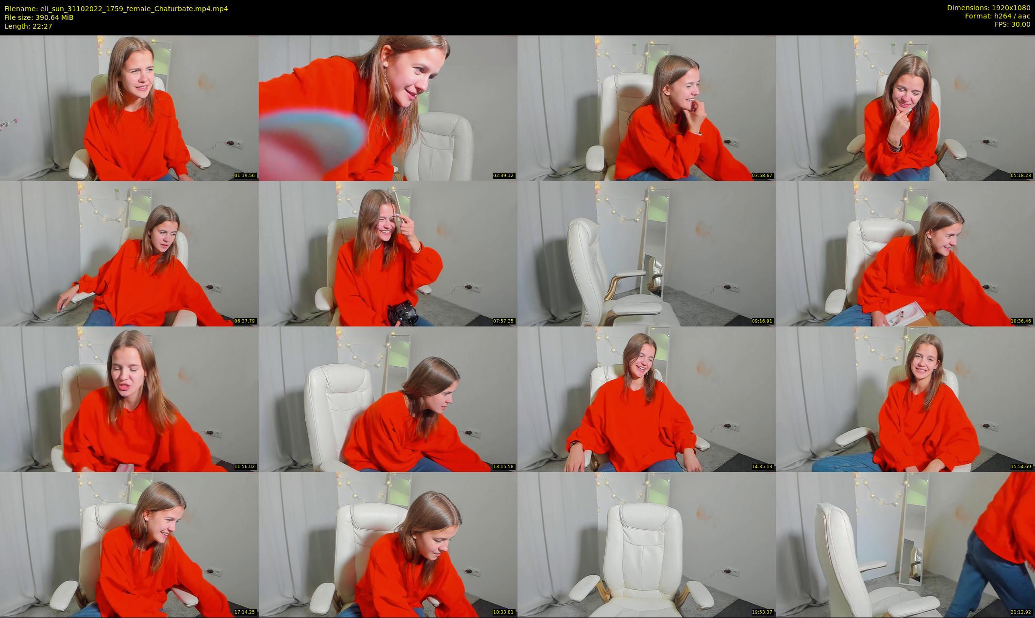 eli_sun — 23 minute Chaturbate female cam show recording, 1080p, Oct 31, 2022