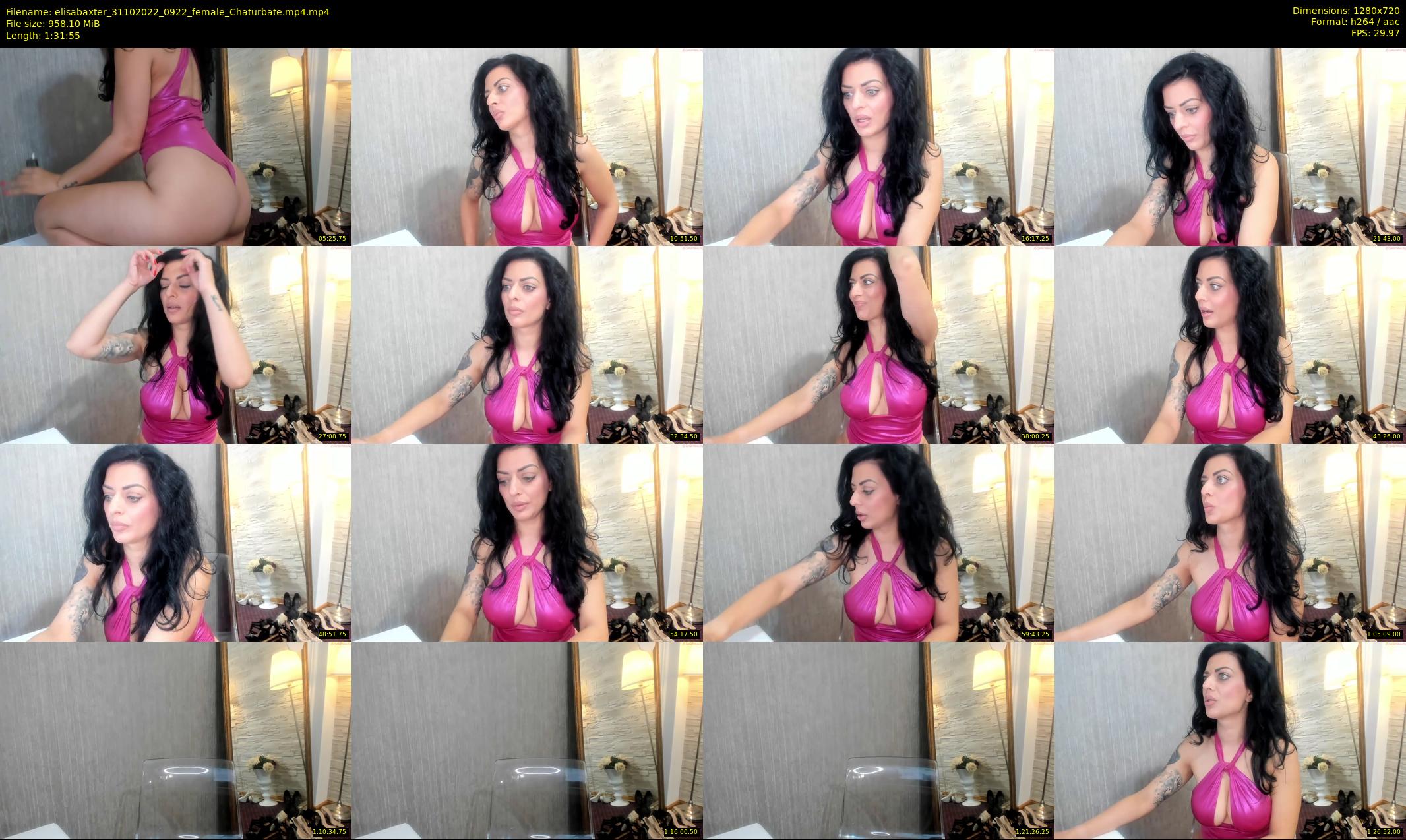 elisabaxter — 92 minute Chaturbate female cam show recording, 720p, Oct 31, 2022