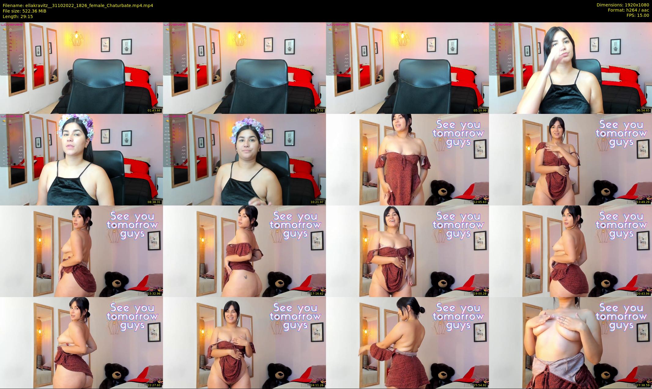 ellakravitz_ — 30 minute Chaturbate female cam show recording, 1080p, Oct 31, 2022