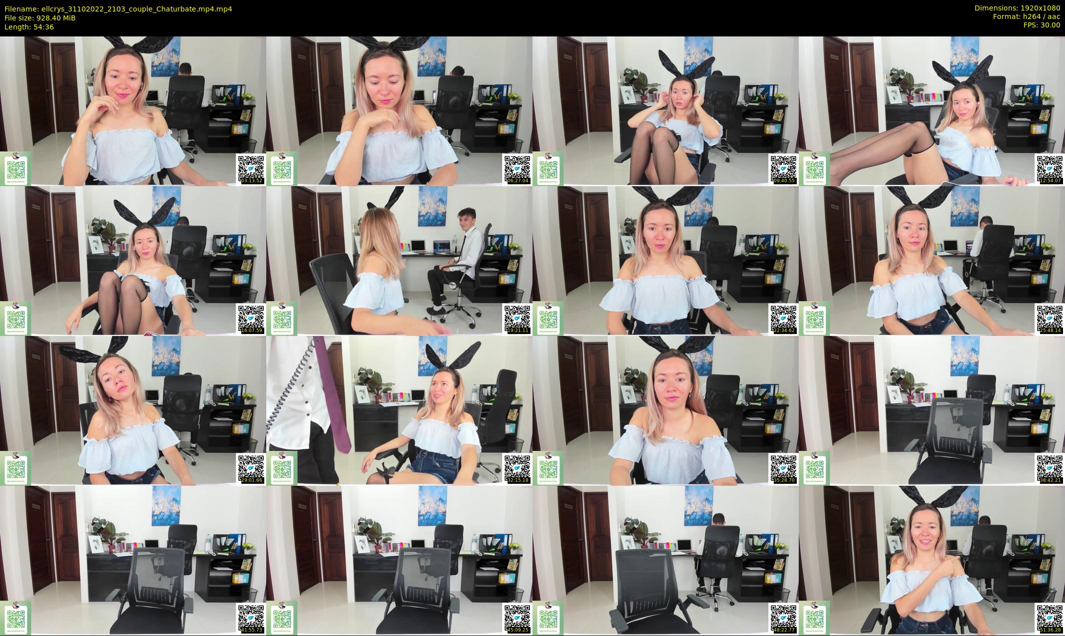ellcrys — 55 minute Chaturbate couple cam show recording, 1080p, Oct 31, 2022