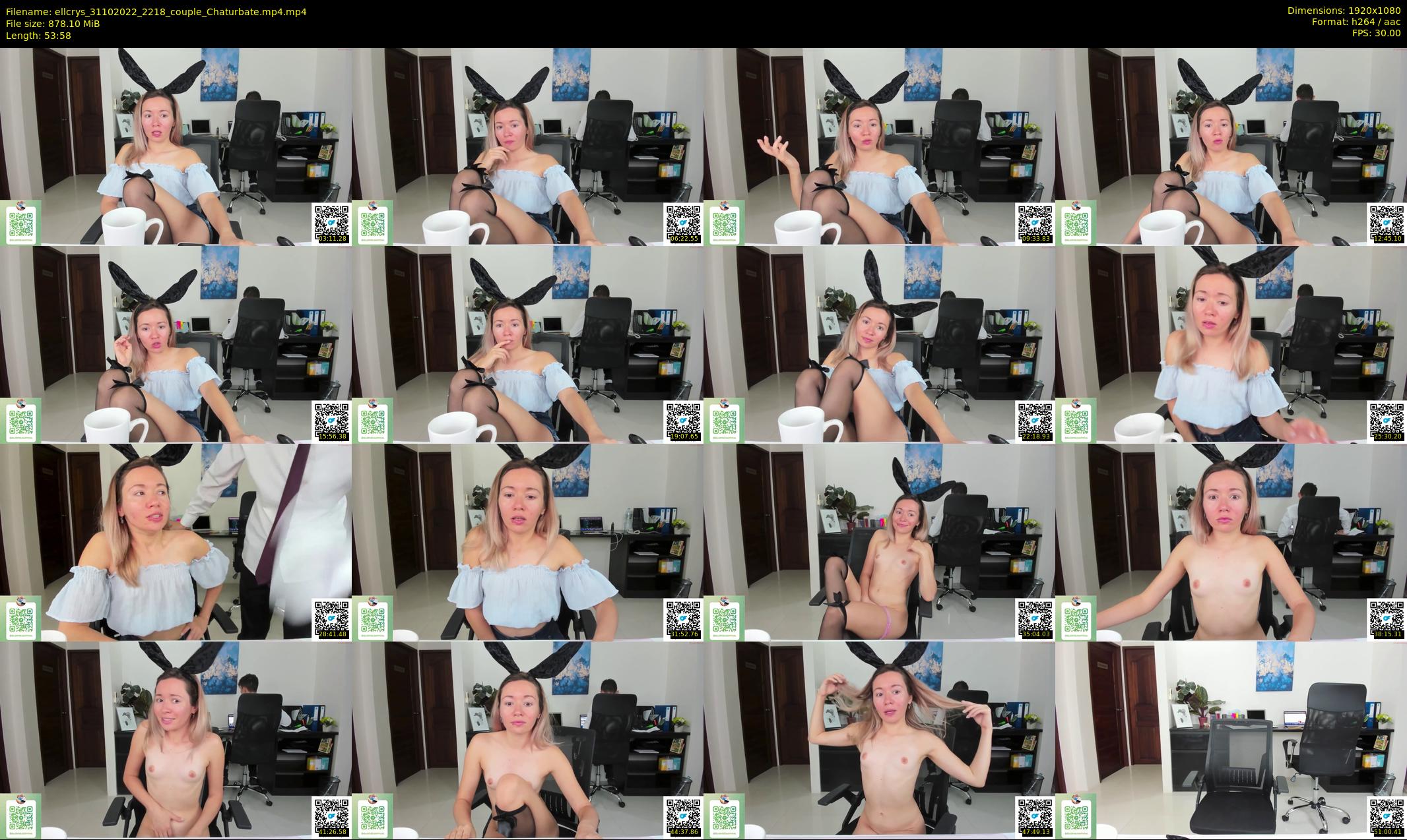 ellcrys — 54 minute Chaturbate couple cam show recording, 1080p, Oct 31, 2022