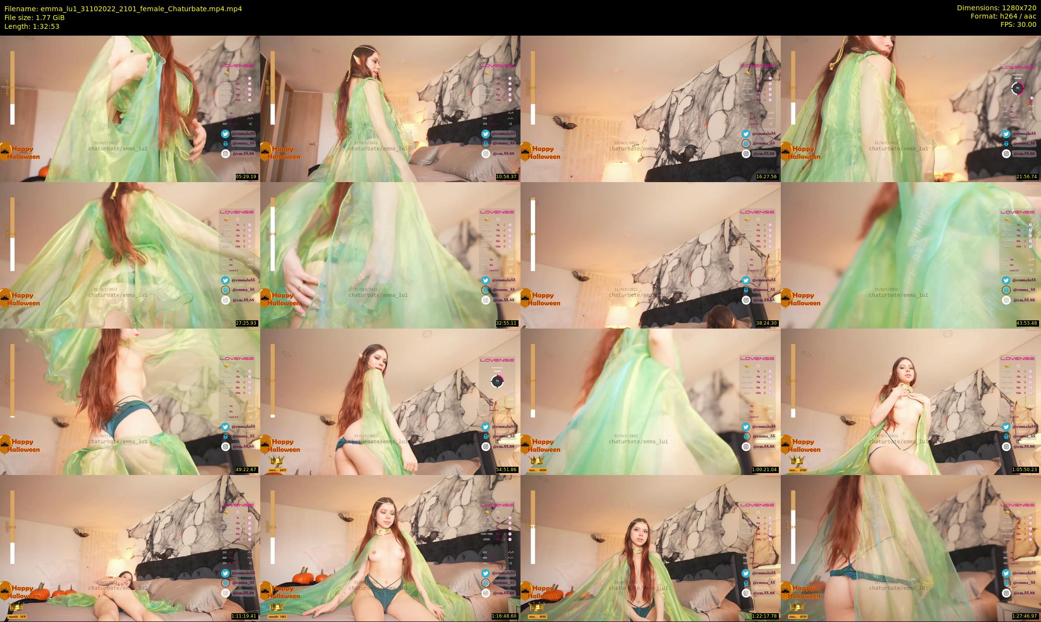 emma_lu1 — 93 minute Chaturbate female cam show recording, 720p, Oct 31, 2022