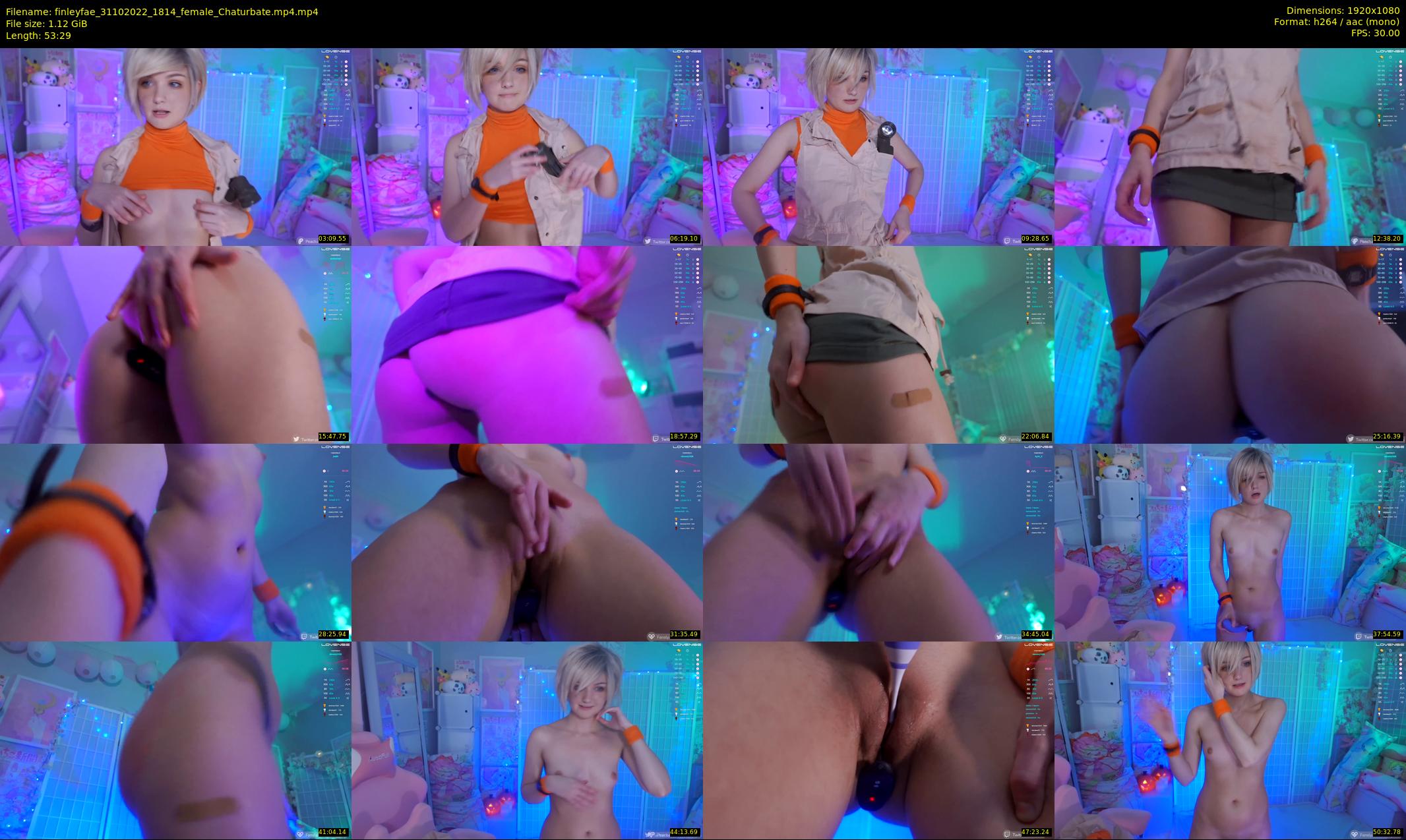 finleyfae — 54 minute Chaturbate female cam show recording, 1080p, Oct 31, 2022