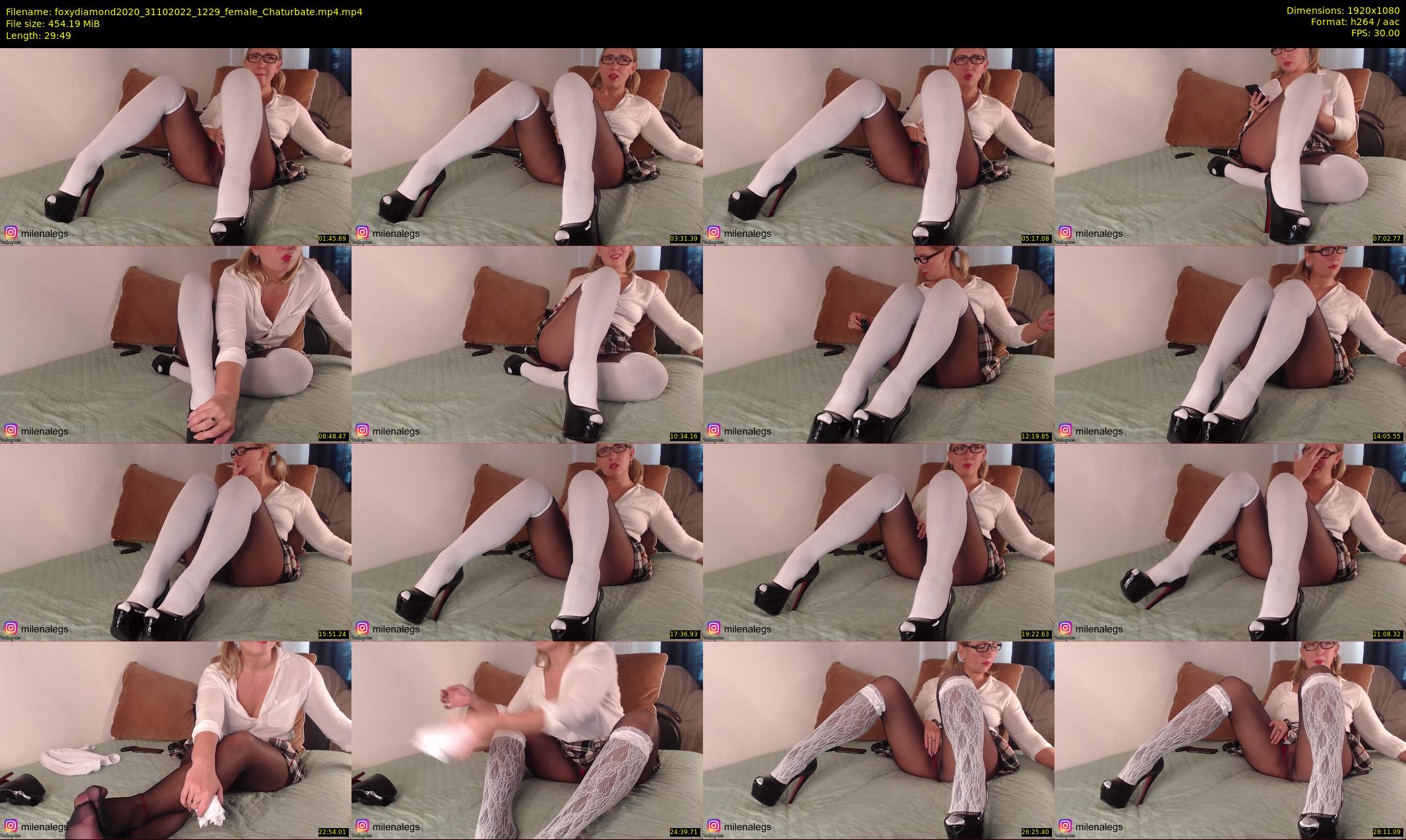 foxydiamond2020 — 30 minute Chaturbate female cam show recording, 1080p, Oct 31, 2022