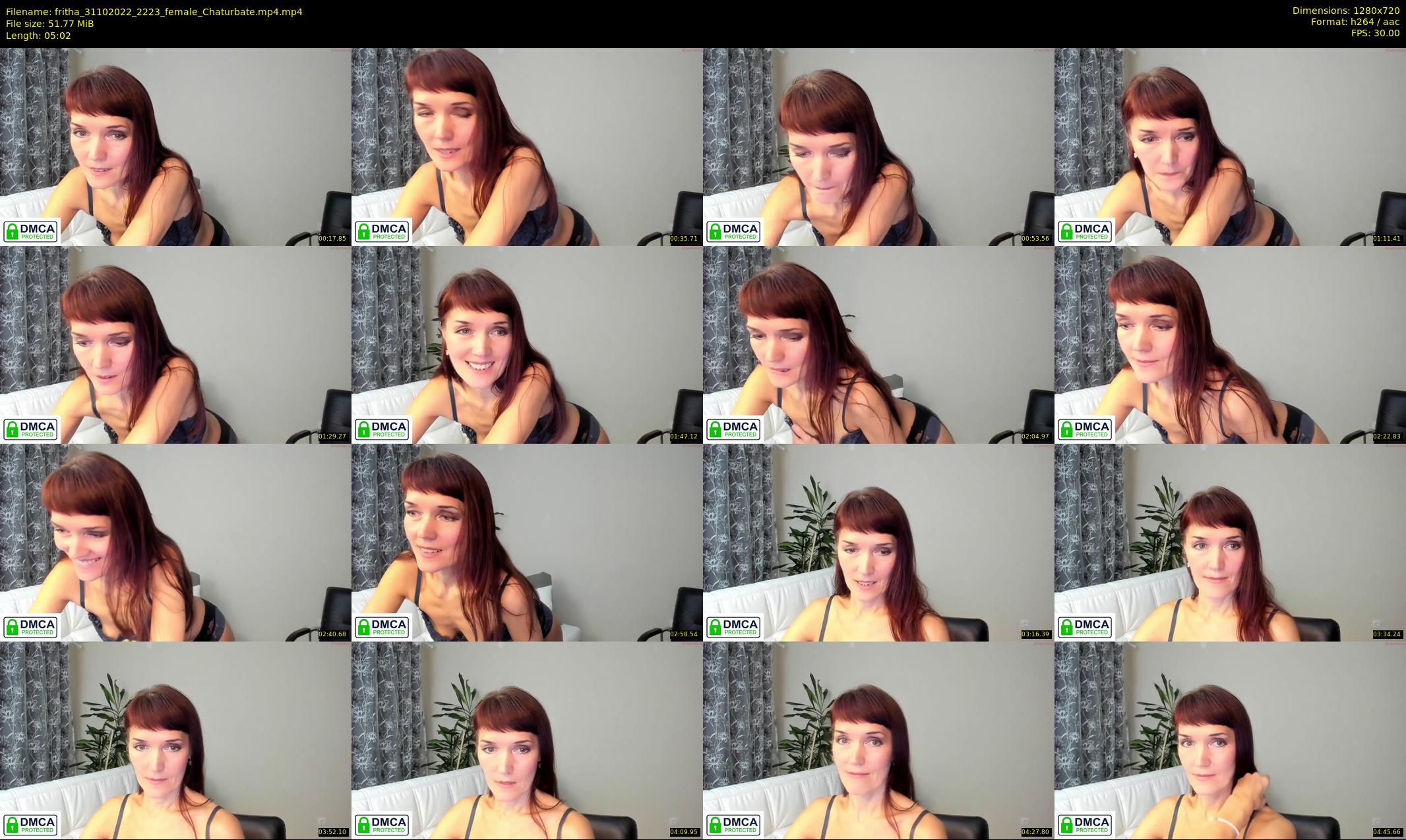 fritha — 6 minute Chaturbate female cam show recording, 720p, Oct 31, 2022