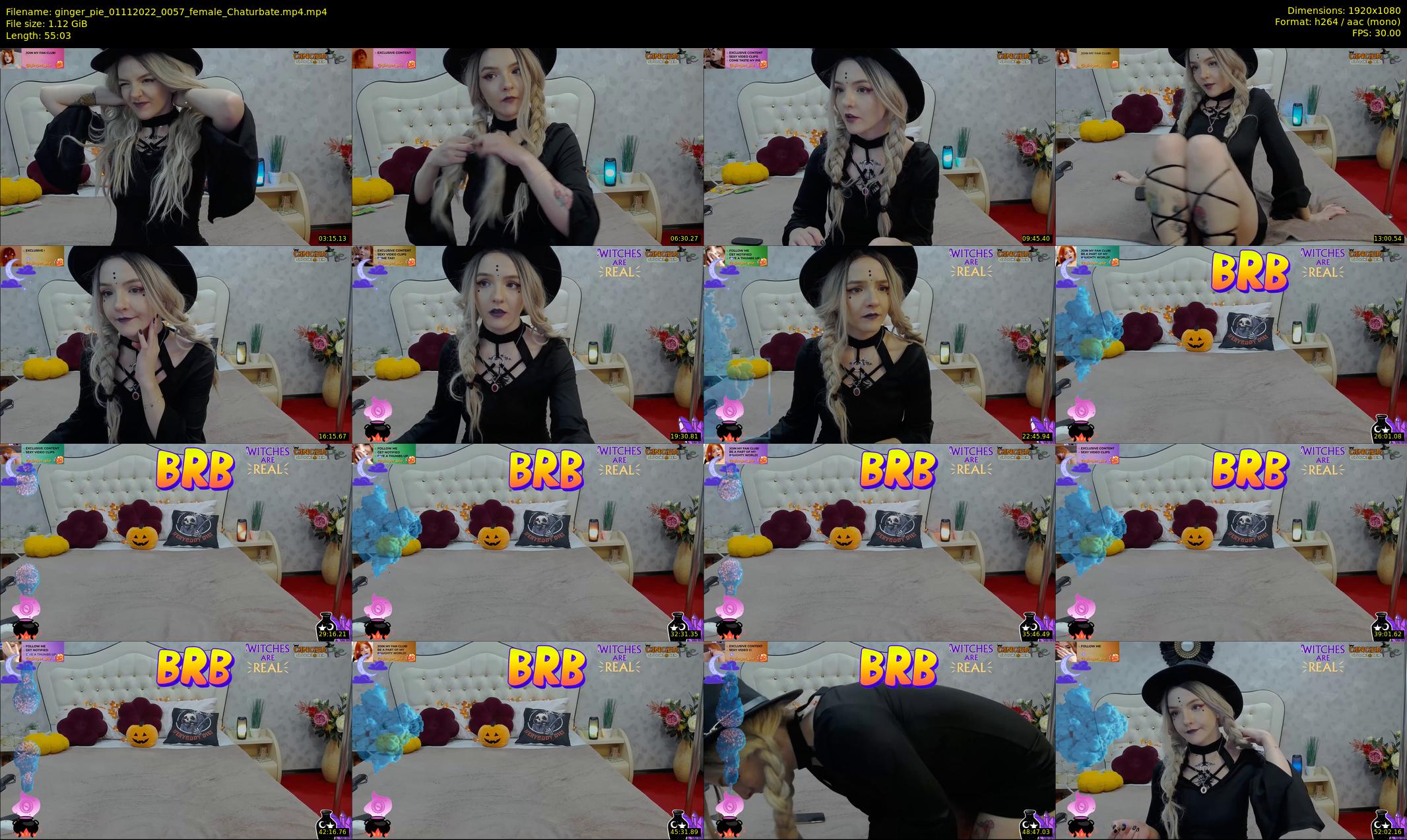 ginger_pie — 56 minute Chaturbate female cam show recording, 1080p, Nov 1, 2022