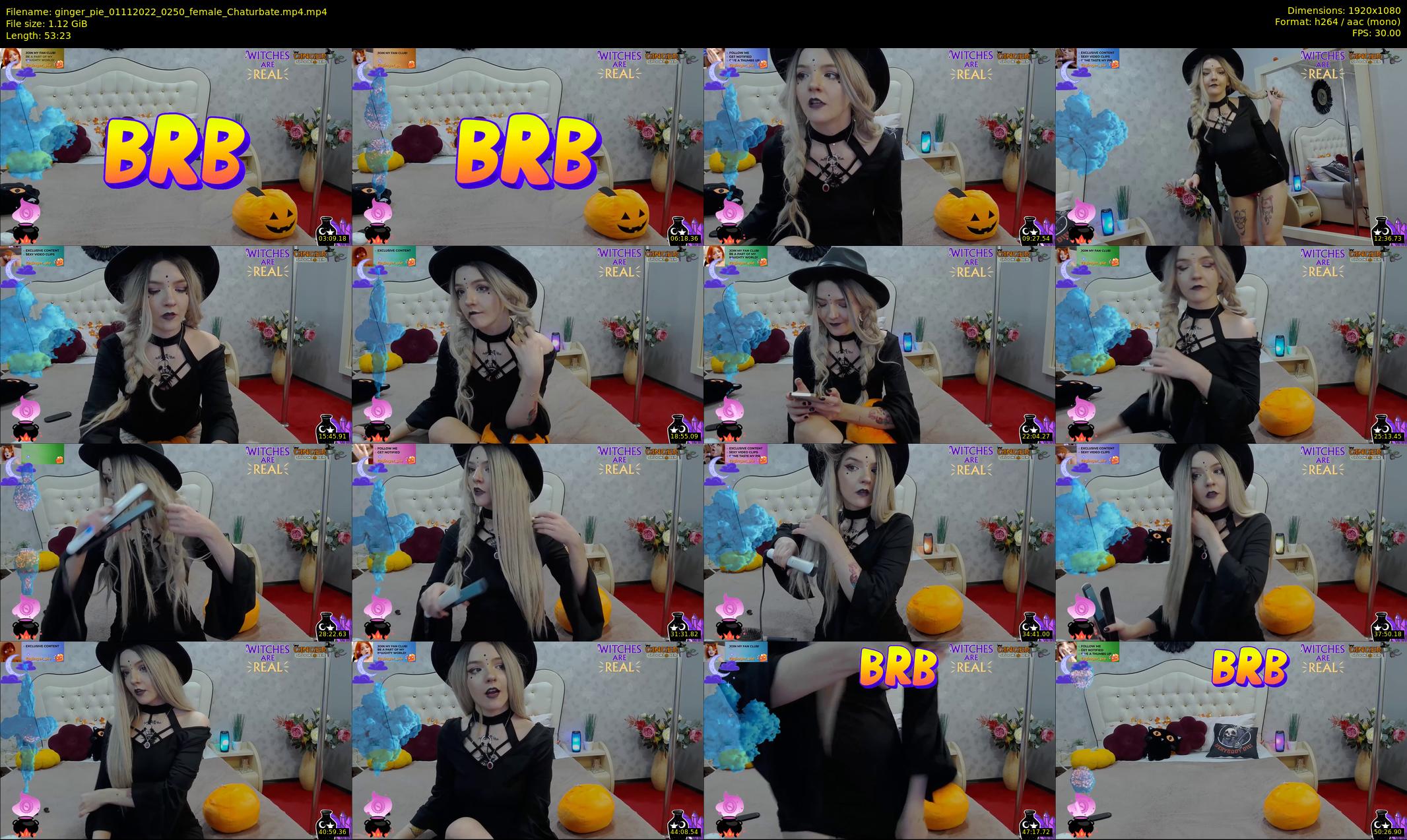 ginger_pie — 54 minute Chaturbate female cam show recording, 1080p, Nov 1, 2022