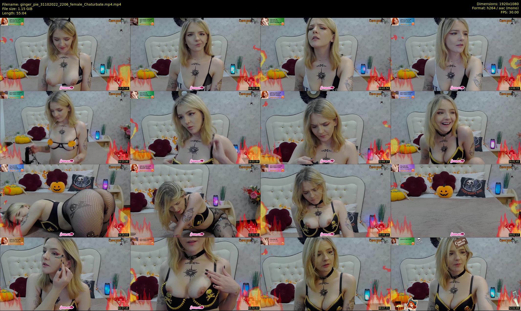 ginger_pie — 56 minute Chaturbate female cam show recording, 1080p, Oct 31, 2022