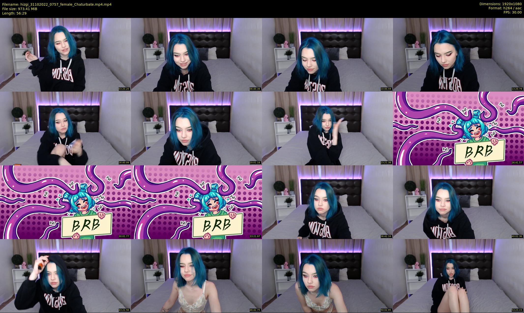 hizgi — 57 minute Chaturbate couple cam show recording, 1080p, Oct 31, 2022