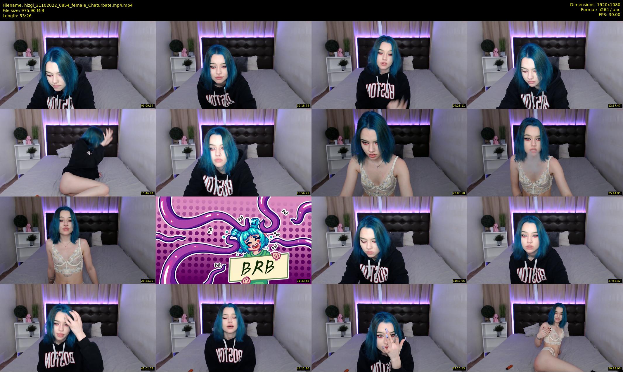 hizgi — 54 minute Chaturbate couple cam show recording, 1080p, Oct 31, 2022