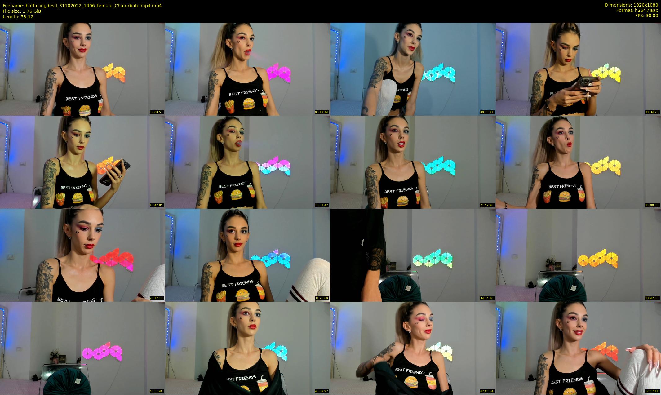 hotfallingdevil — 54 minute Chaturbate female cam show recording, 1080p, Oct 31, 2022