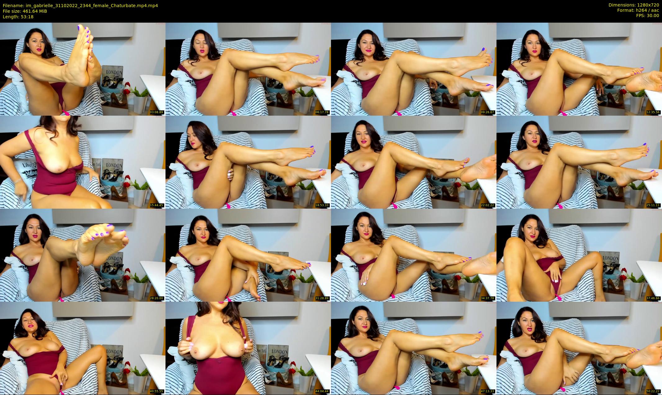 im_gabrielle — 54 minute Chaturbate female cam show recording, 720p, Oct 31, 2022