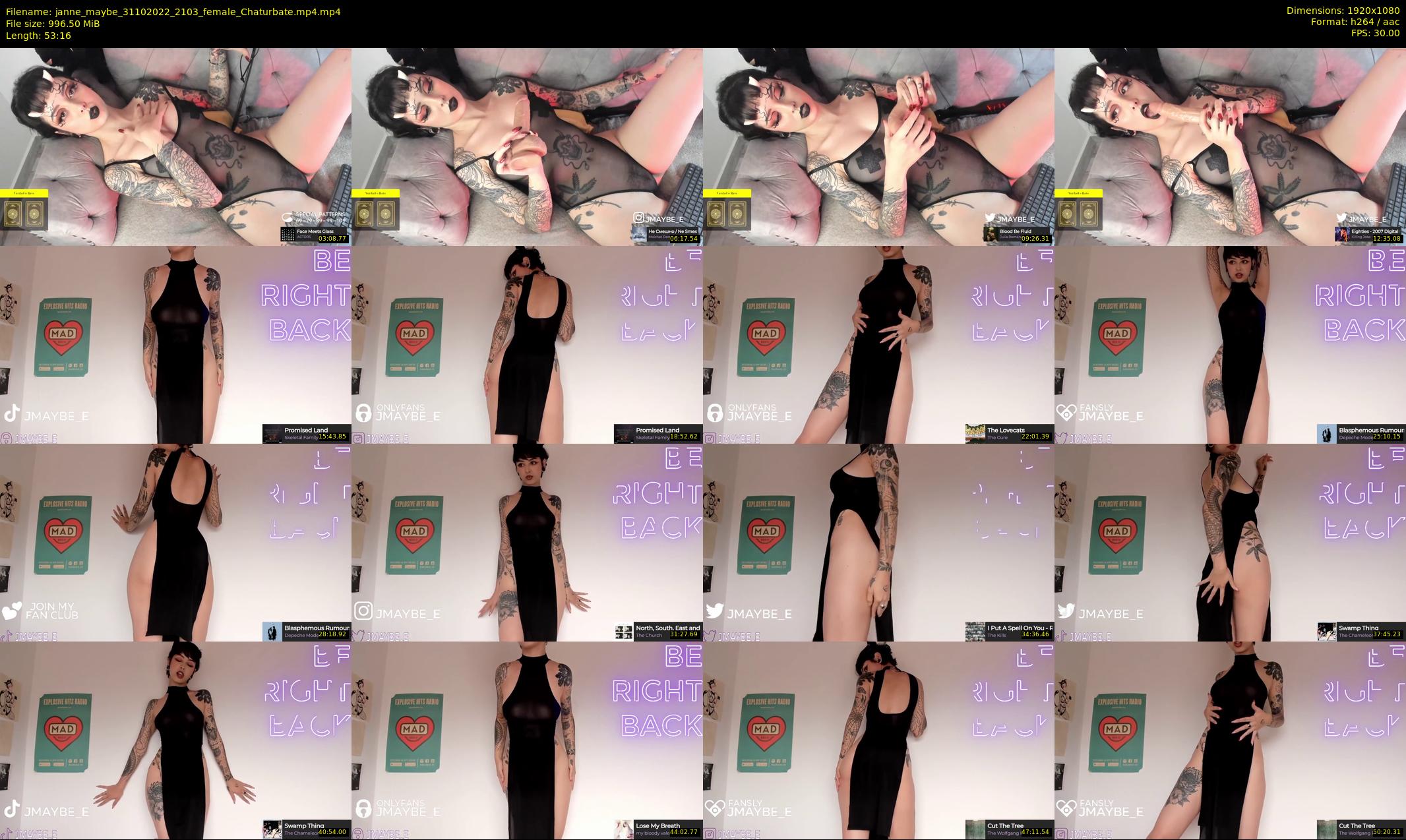janne_maybe — 54 minute Chaturbate female cam show recording, 1080p, Oct 31, 2022