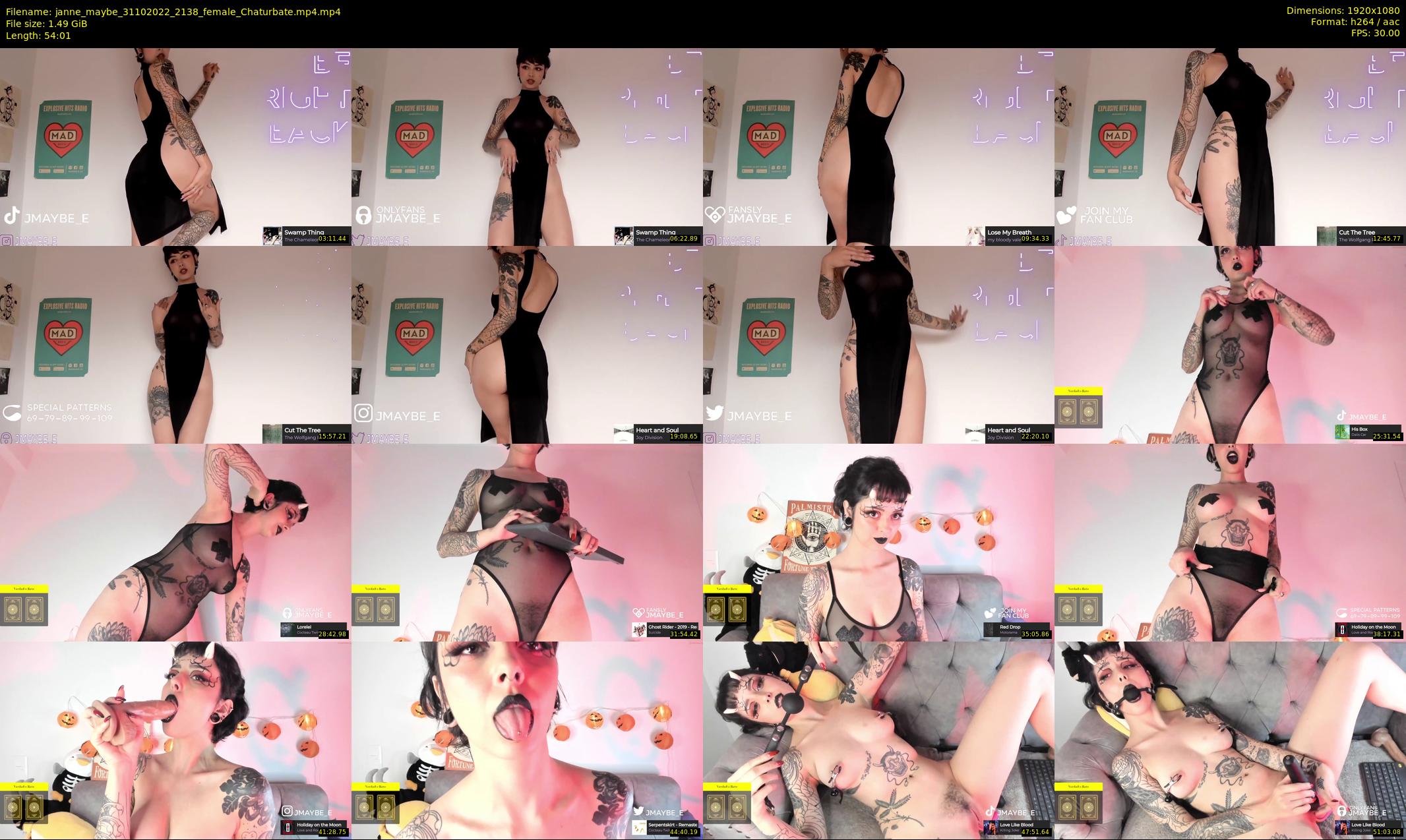 janne_maybe — 55 minute Chaturbate female cam show recording, 1080p, Oct 31, 2022