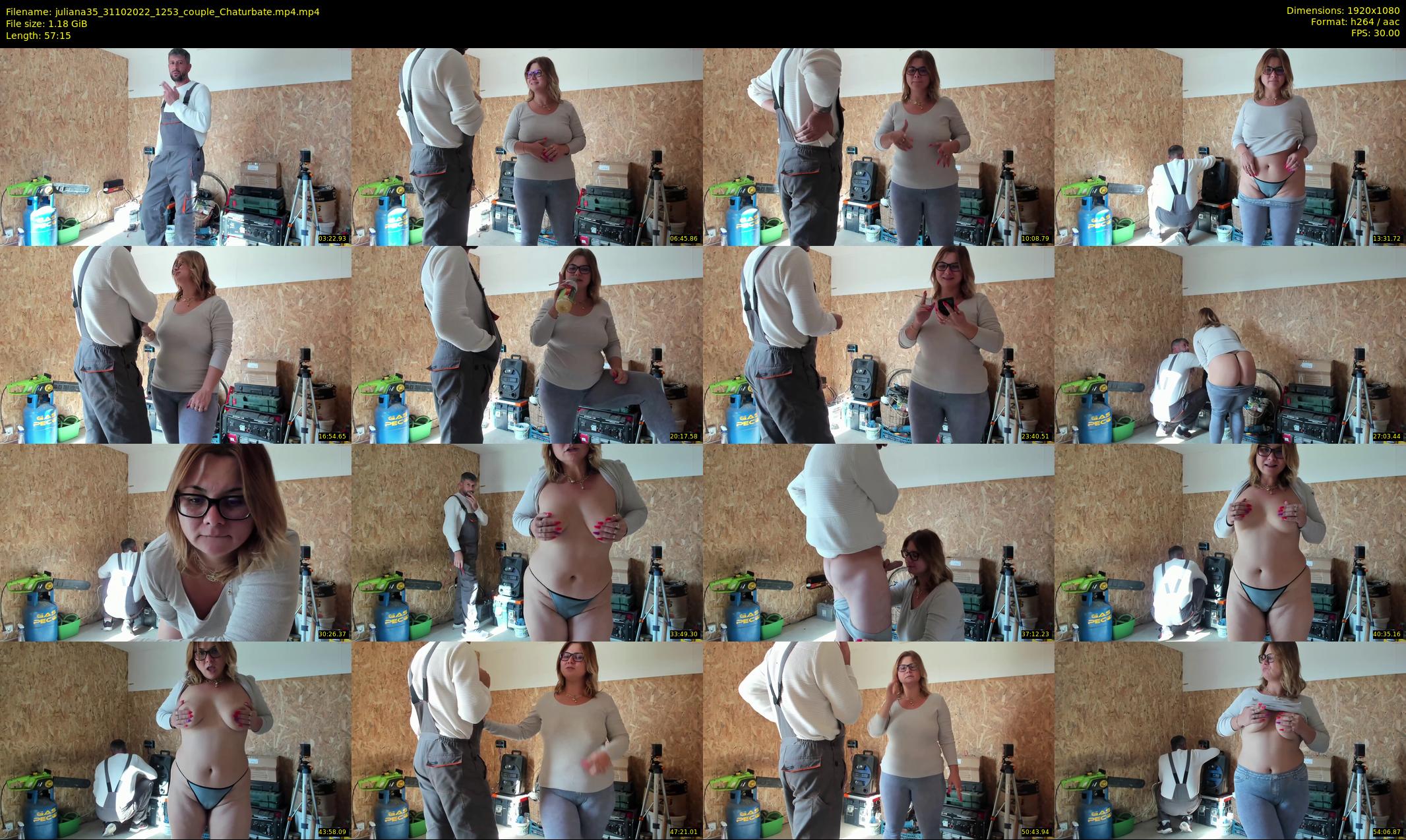 juliana35 — 58 minute Chaturbate couple cam show recording, 1080p, Oct 31, 2022
