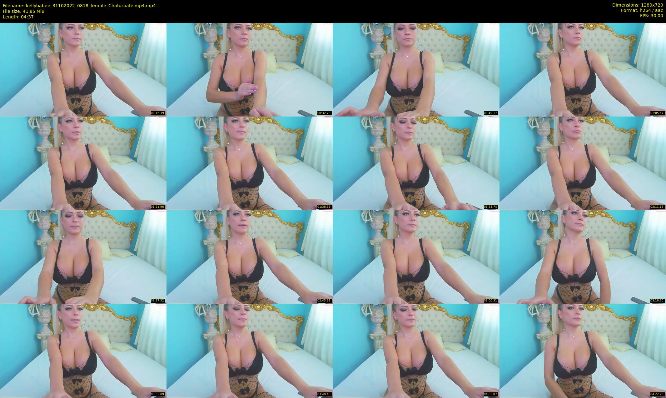 kellybabee — 5 minute Chaturbate female cam show recording, 720p, Oct 31, 2022