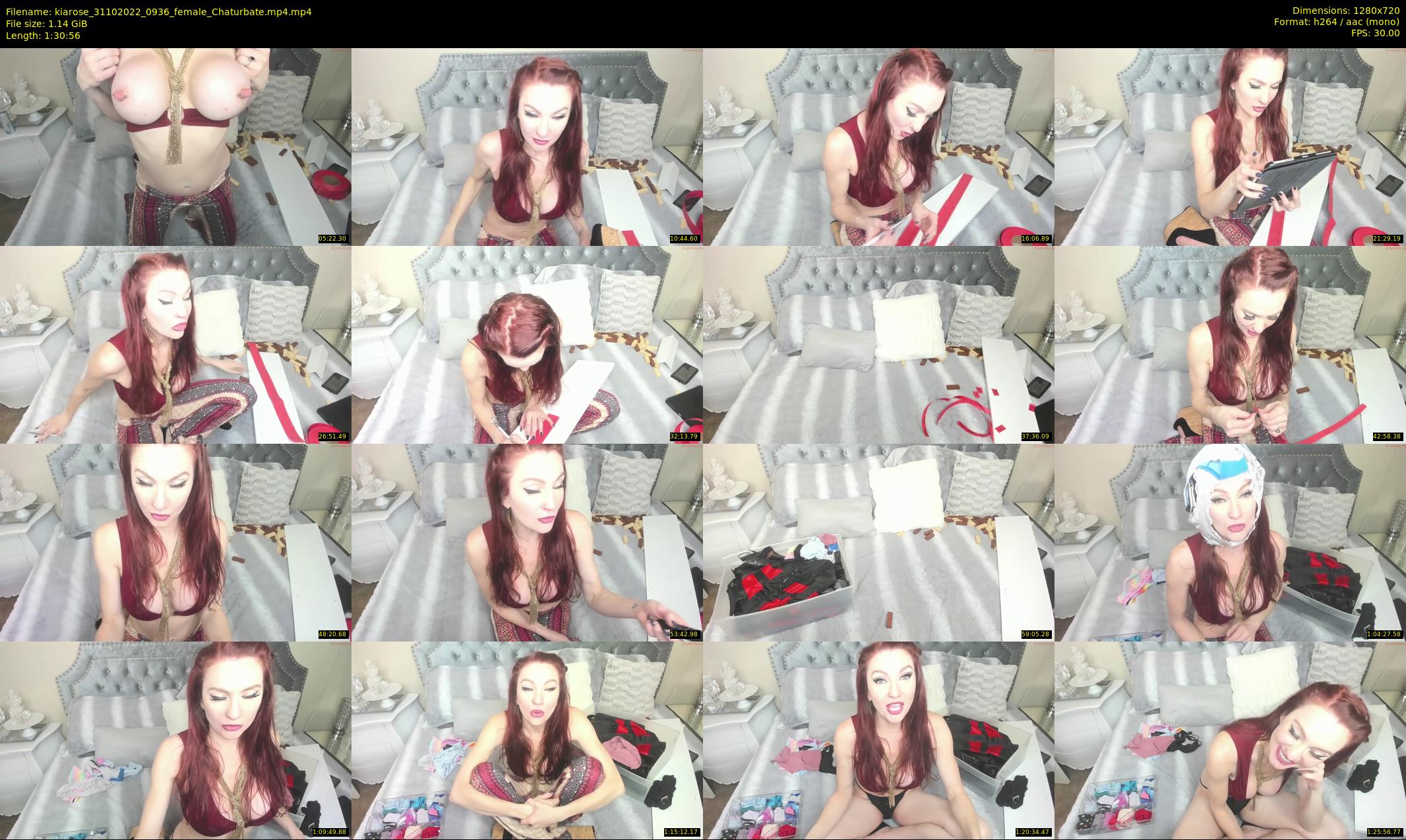 kiarose — 91 minute Chaturbate female cam show recording, 720p, Oct 31, 2022