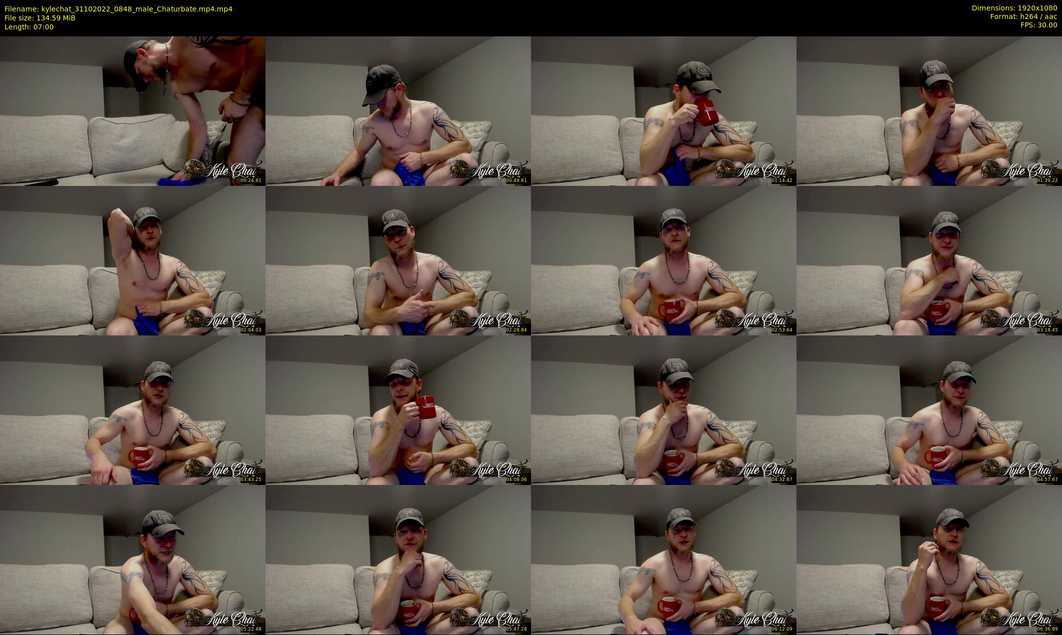 kylechat — 7 minute Chaturbate male cam show recording, 1080p, Oct 31, 2022