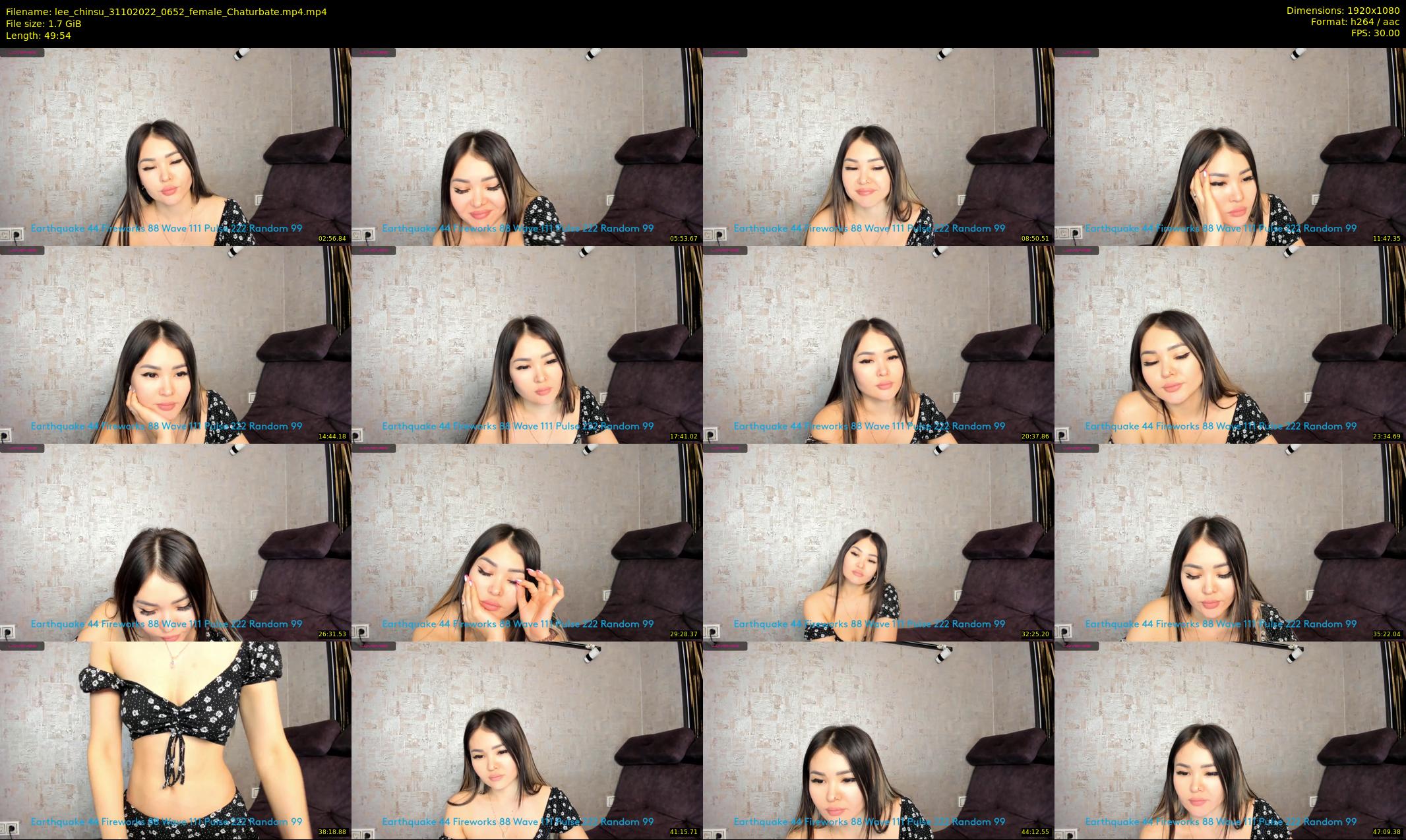 lee_chinsu — 50 minute Chaturbate female cam show recording, 1080p, Oct 31, 2022