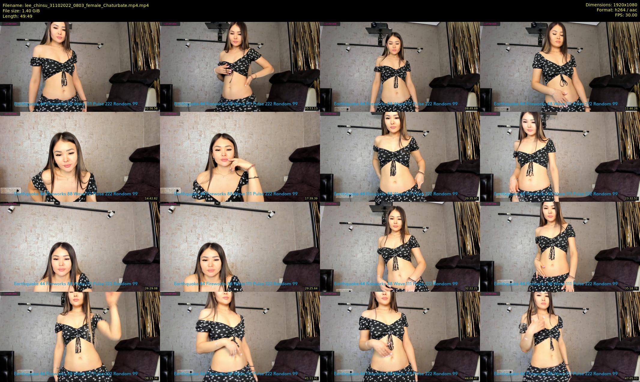 lee_chinsu — 50 minute Chaturbate female cam show recording, 1080p, Oct 31, 2022