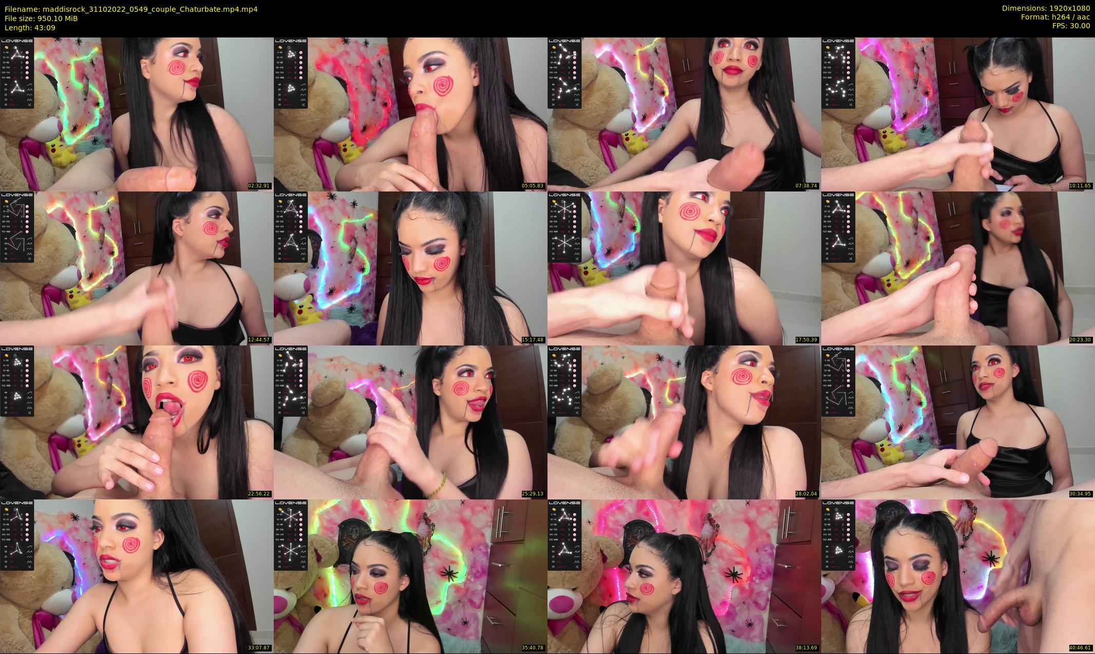 maddisrock — 44 minute Chaturbate couple cam show recording, 1080p, Oct 31, 2022