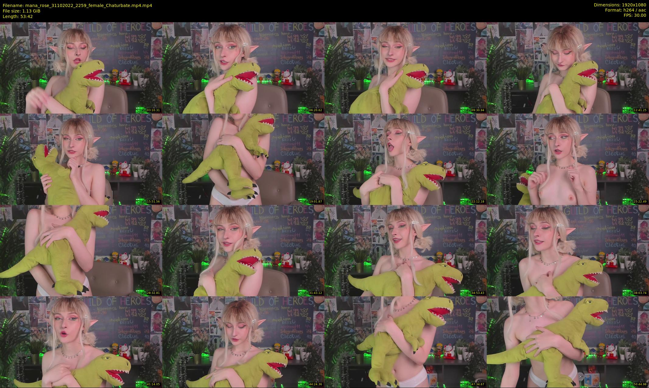 mana_rose — 54 minute Chaturbate female cam show recording, 1080p, Oct 31, 2022