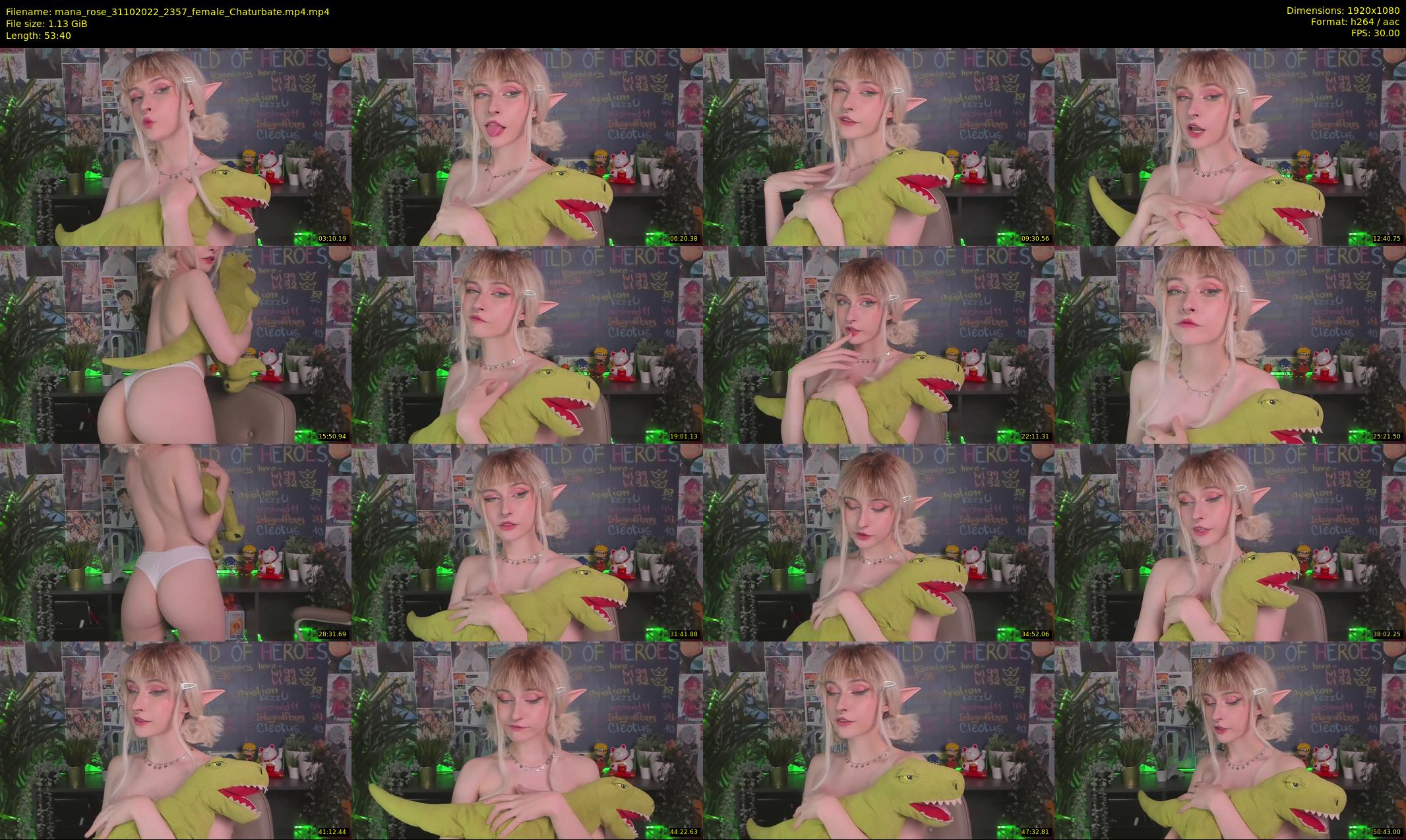 mana_rose — 54 minute Chaturbate female cam show recording, 1080p, Oct 31, 2022