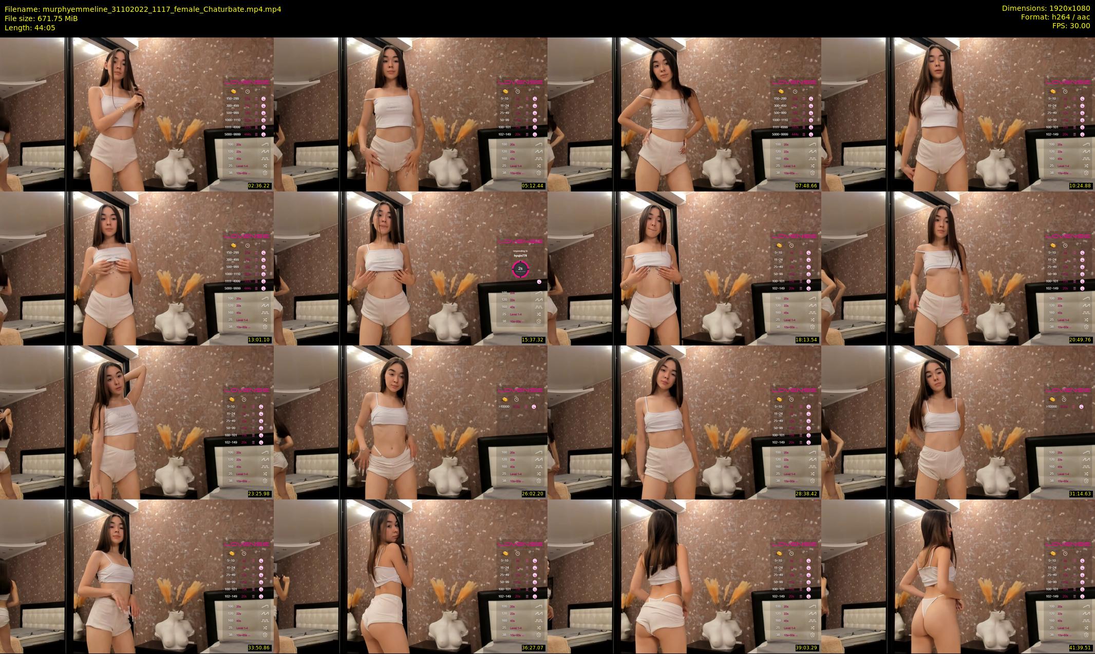 murphyemmeline — 45 minute Chaturbate female cam show recording, 1080p, Oct 31, 2022