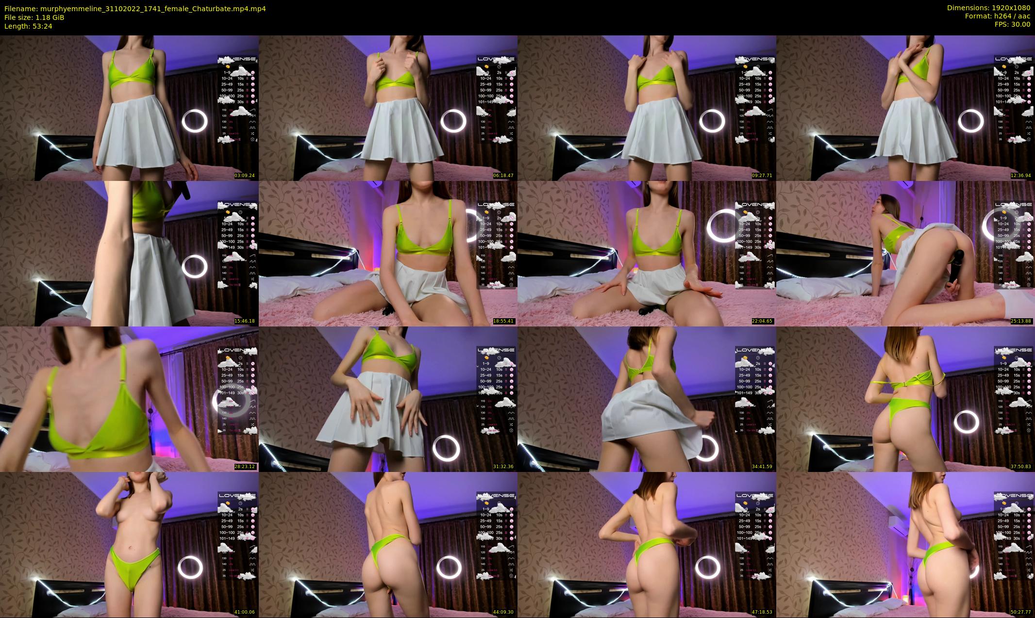 murphyemmeline — 54 minute Chaturbate female cam show recording, 1080p, Oct 31, 2022
