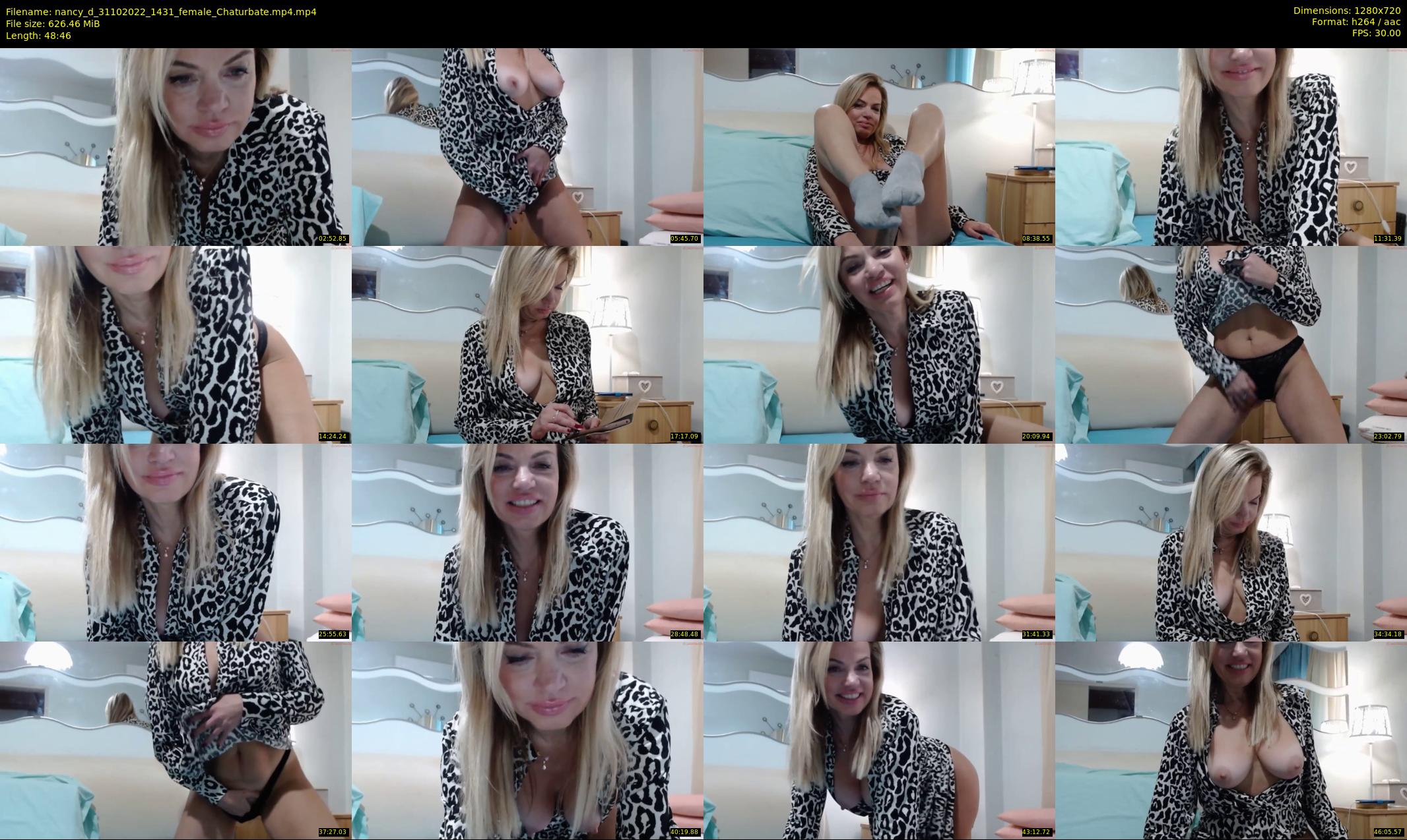 nancy_d — 49 minute Chaturbate female cam show recording, 720p, Oct 31, 2022
