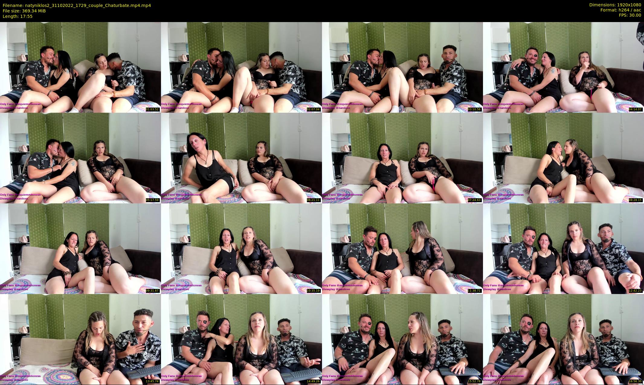 natyniklos2 — 18 minute Chaturbate couple cam show recording, 1080p, Oct 31, 2022