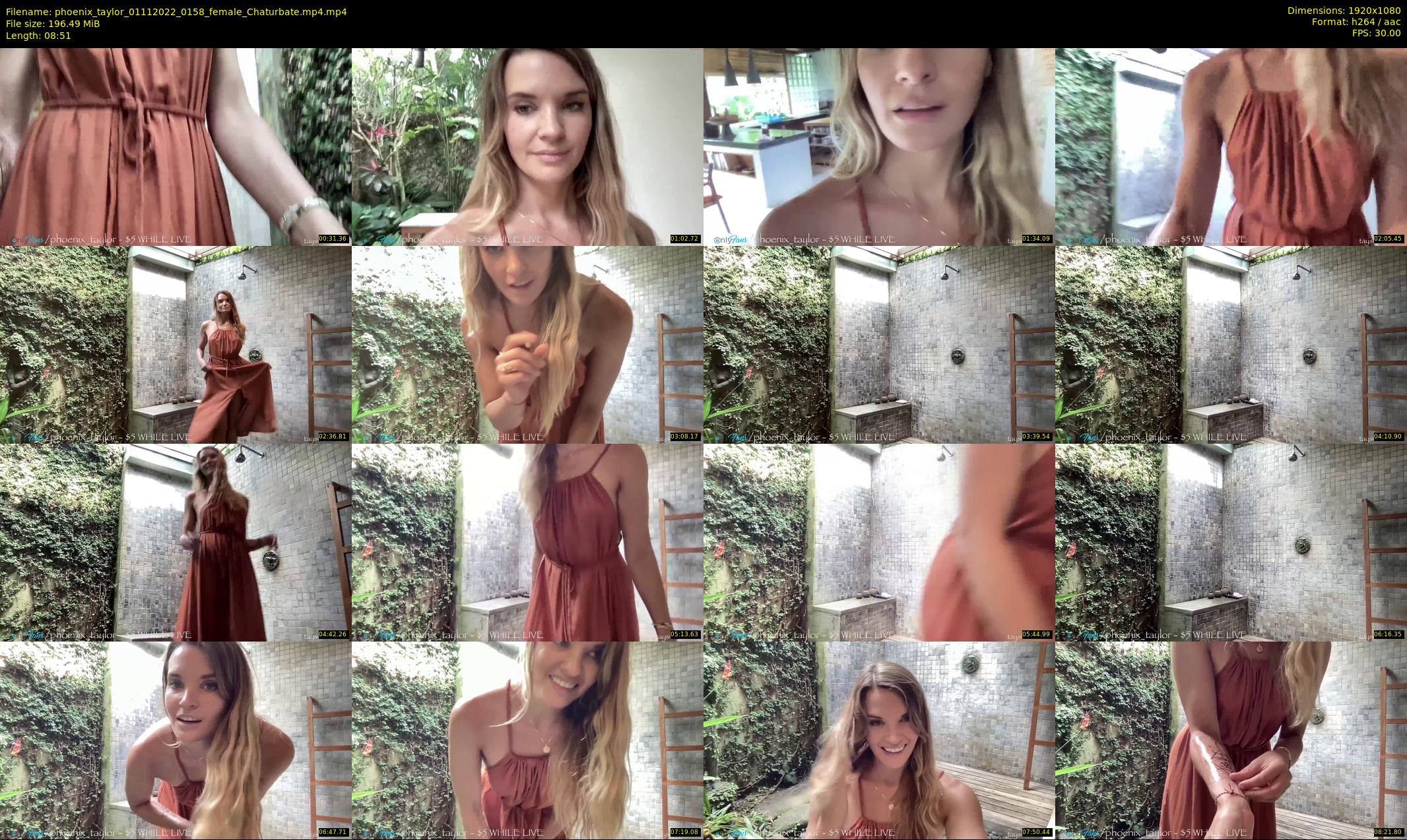 phoenix_taylor — 9 minute Chaturbate female cam show recording, 1080p, Nov 1, 2022