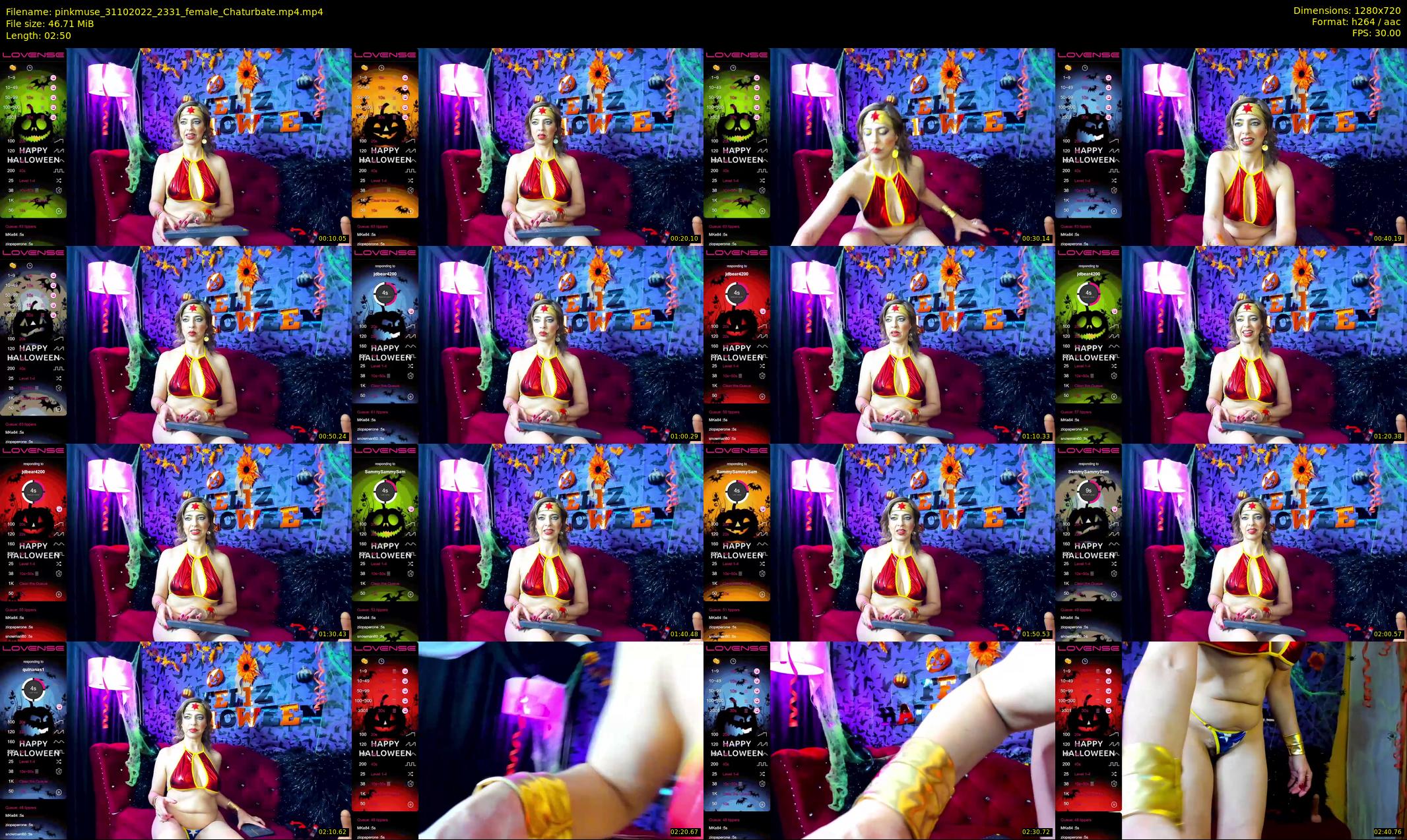 pinkmuse — 3 minute Chaturbate couple cam show recording, 720p, Oct 31, 2022