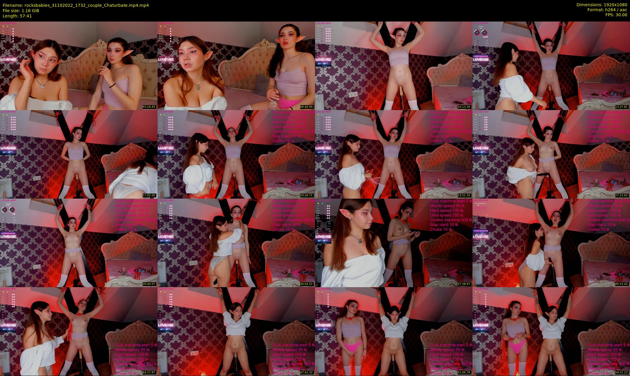 rocksbabies — 58 minute Chaturbate female cam show recording, 1080p, Oct 31, 2022
