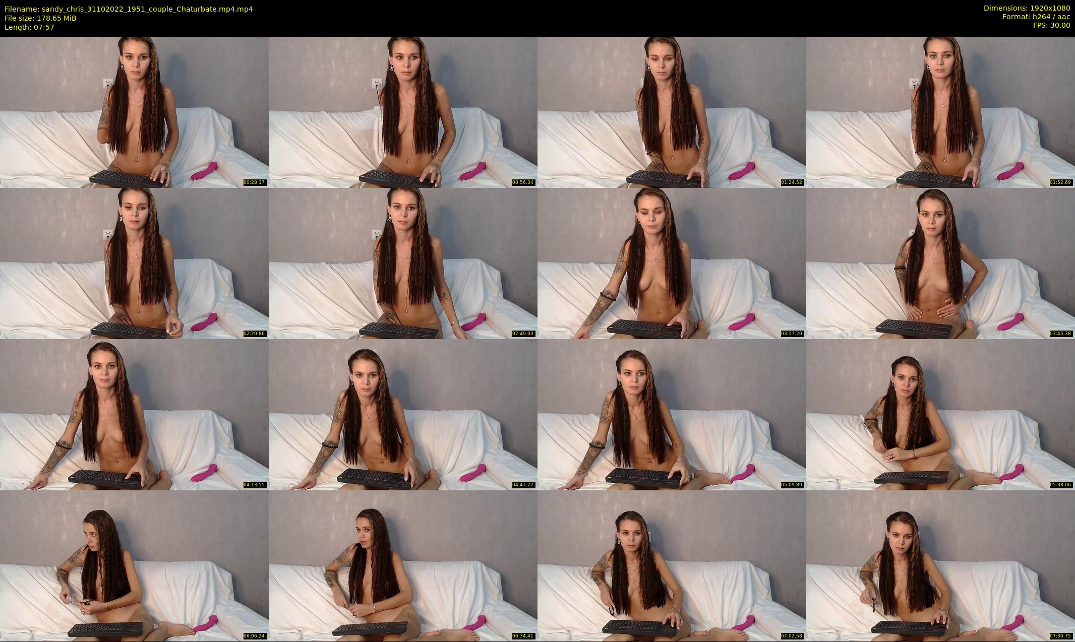 sandy_chris — 8 minute Chaturbate couple cam show recording, 1080p, Oct 31, 2022